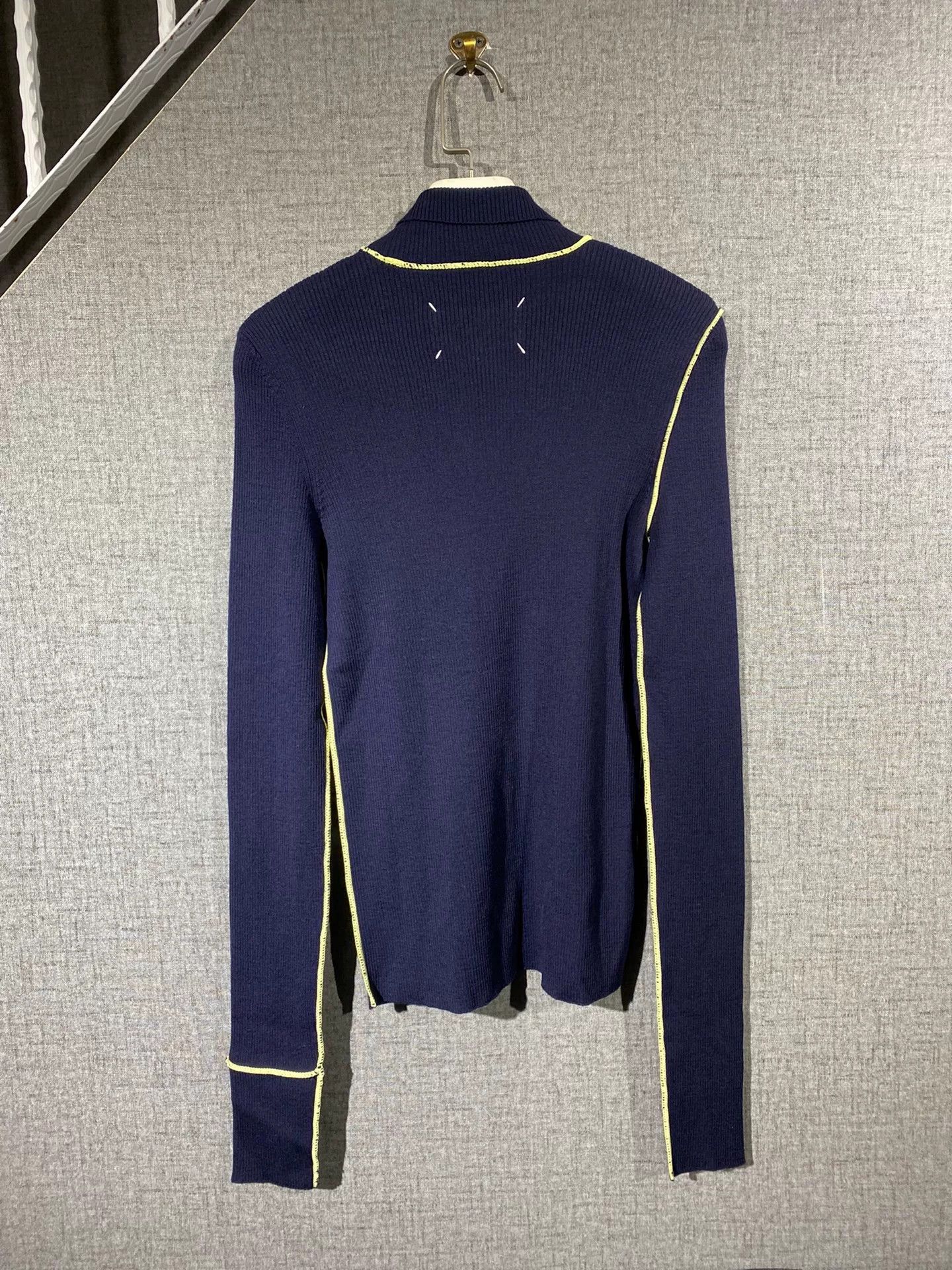 Marella navy blue knit women's sweater with tags Size S / US 4 / IT 40 - 2 Thumbnail