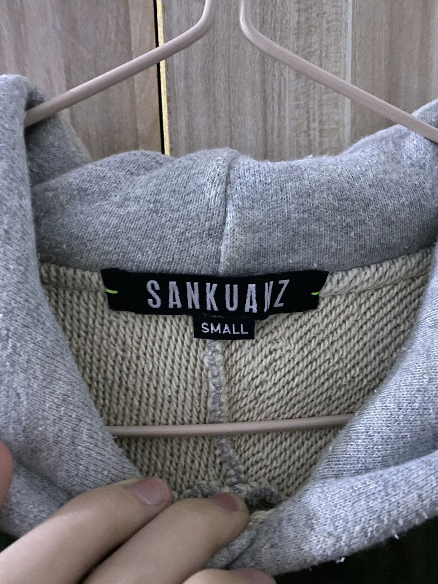 Sankuanz sankuanz logo vest gray hoodie unisex Size US S / EU 44-46 / 1 - 7 Thumbnail