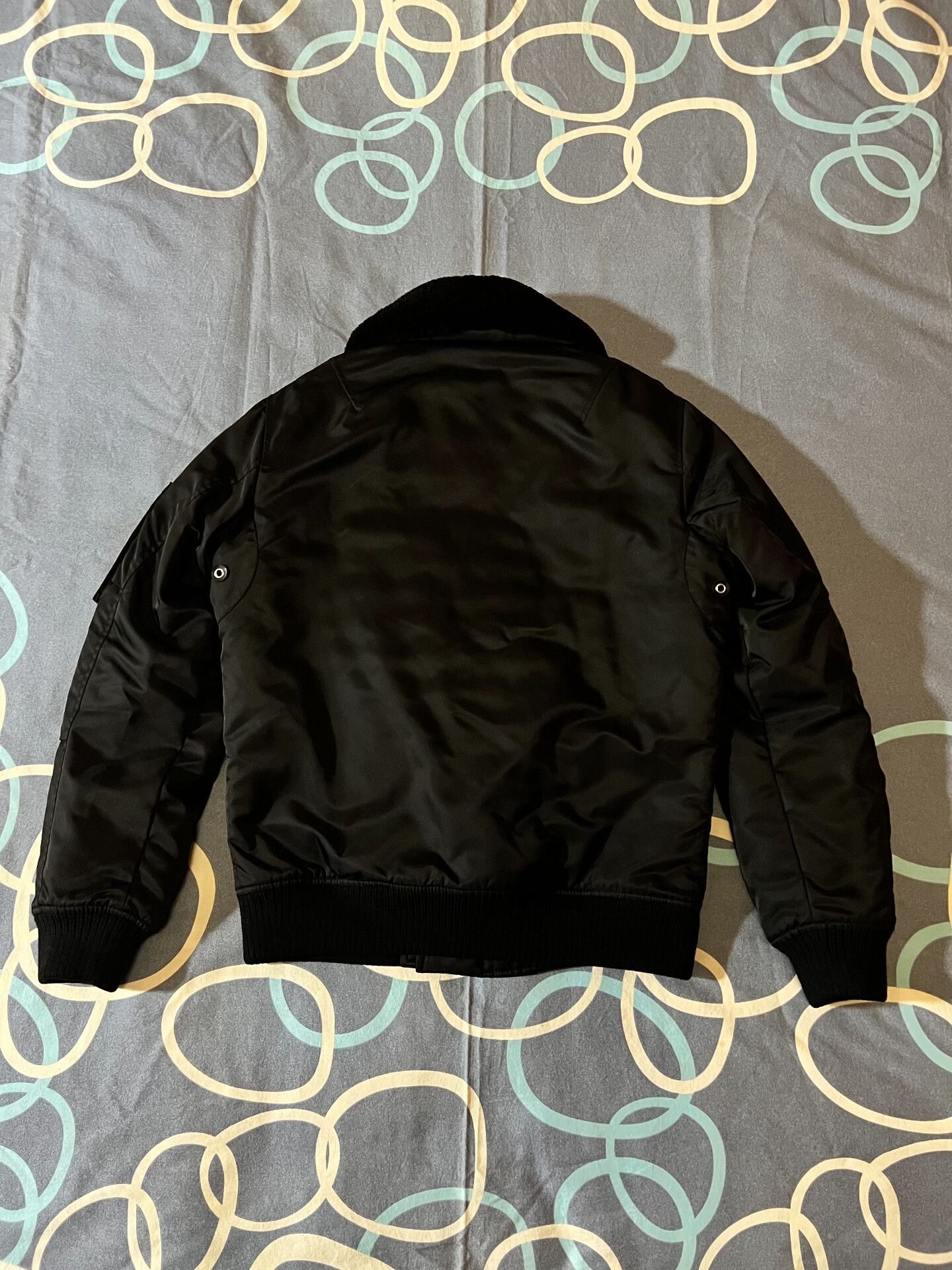 Dsquared2 dsquared2 black bomber jacket with fur collar Size US L / EU 52-54 / 3 - 3 Thumbnail