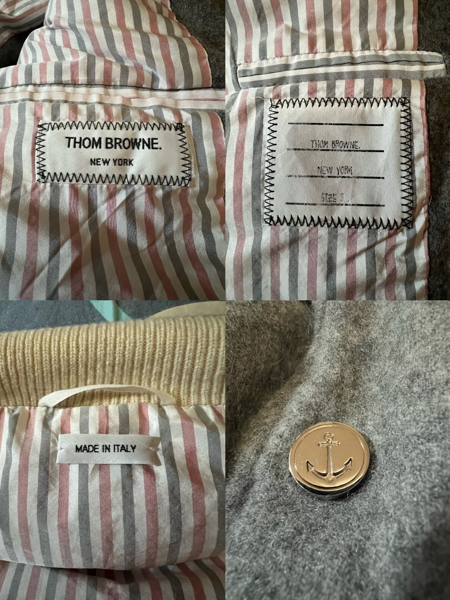 Thom Browne thom browne cashmere down vest with stripes Size US L / EU 52-54 / 3 - 8 Thumbnail