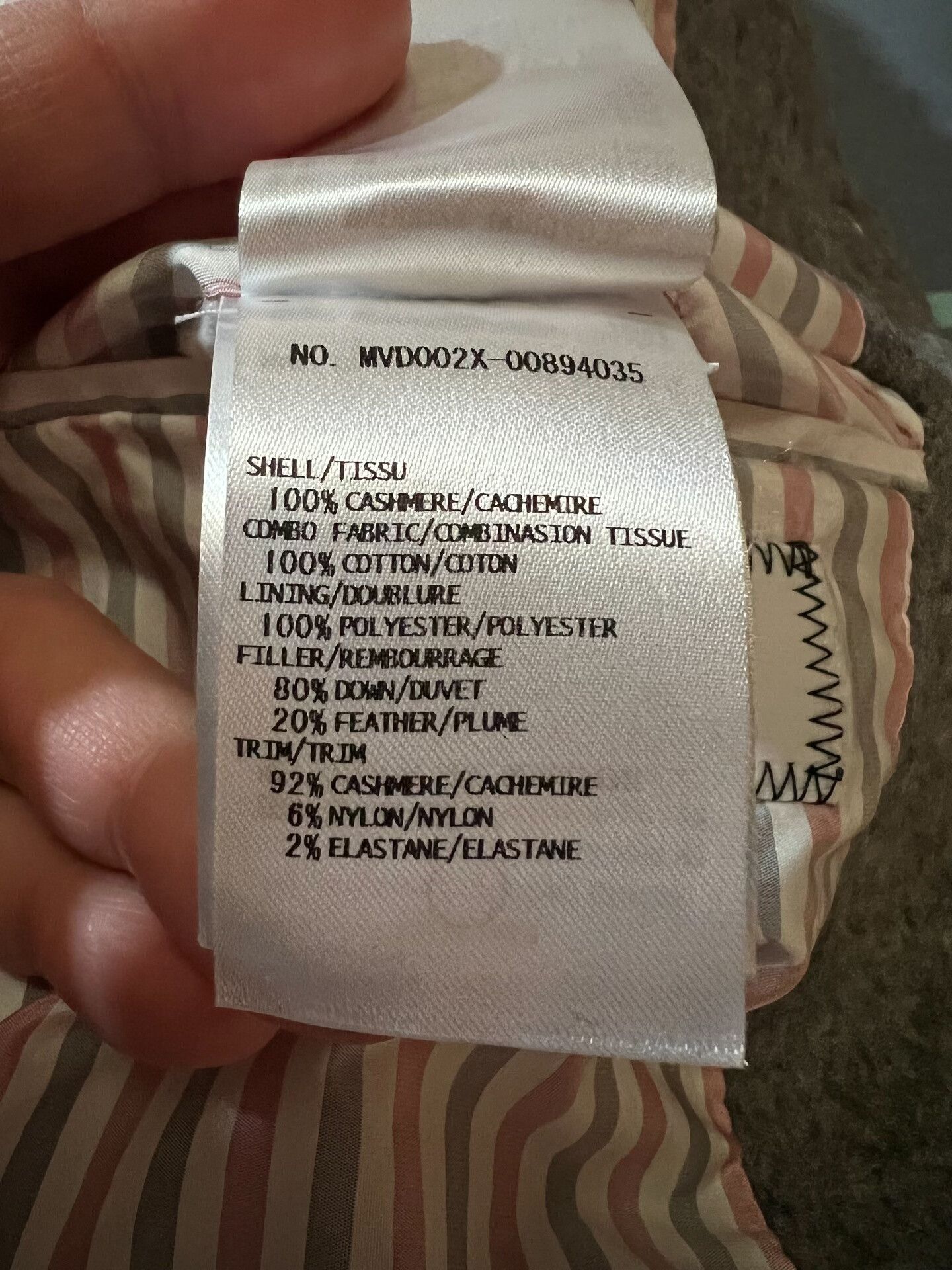 Thom Browne thom browne cashmere down vest with stripes Size US L / EU 52-54 / 3 - 7 Thumbnail