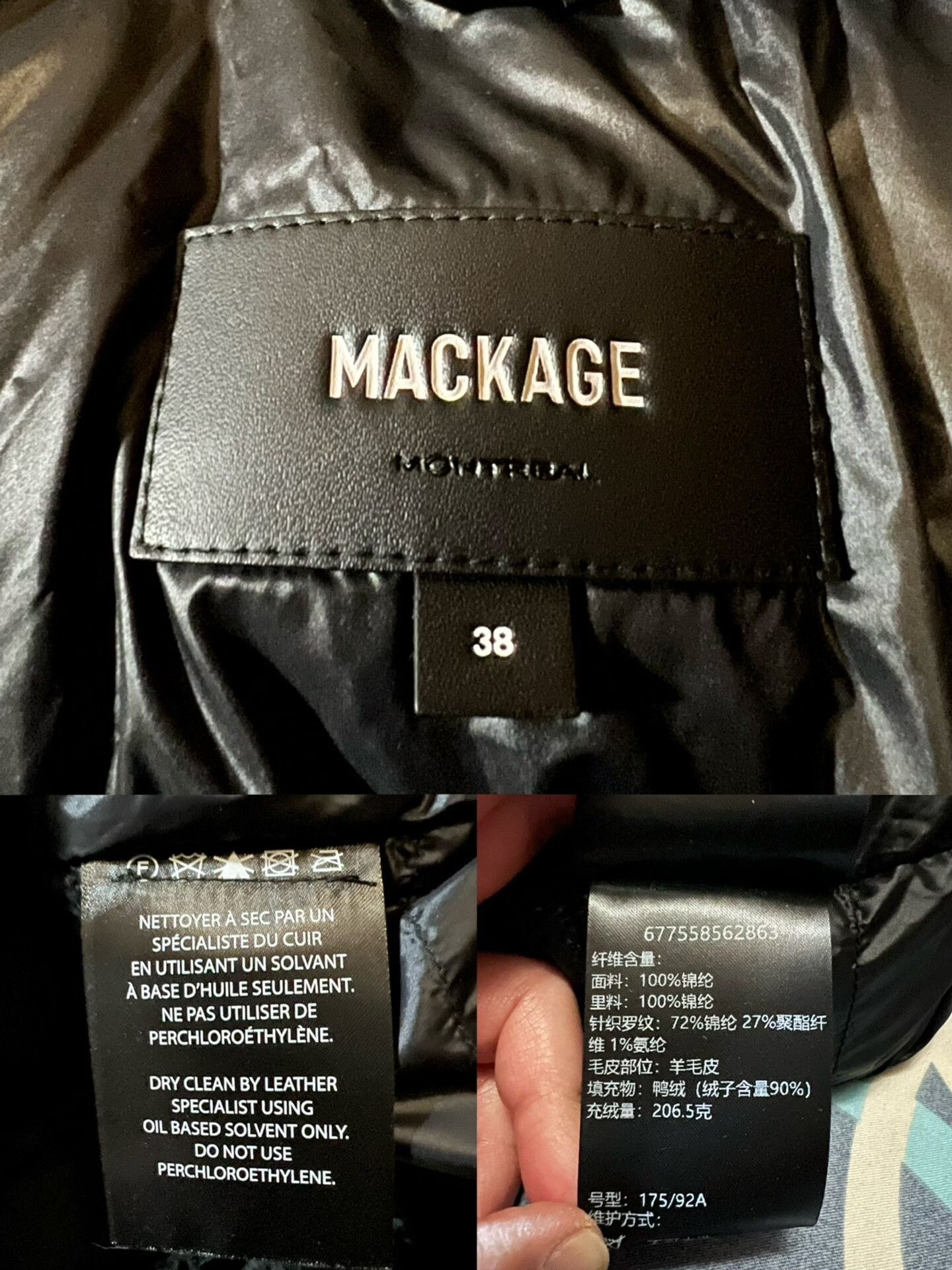 Mackage mackage francis bomber jacket with shearling collar Size US M / EU 48-50 / 2 - 7 Thumbnail