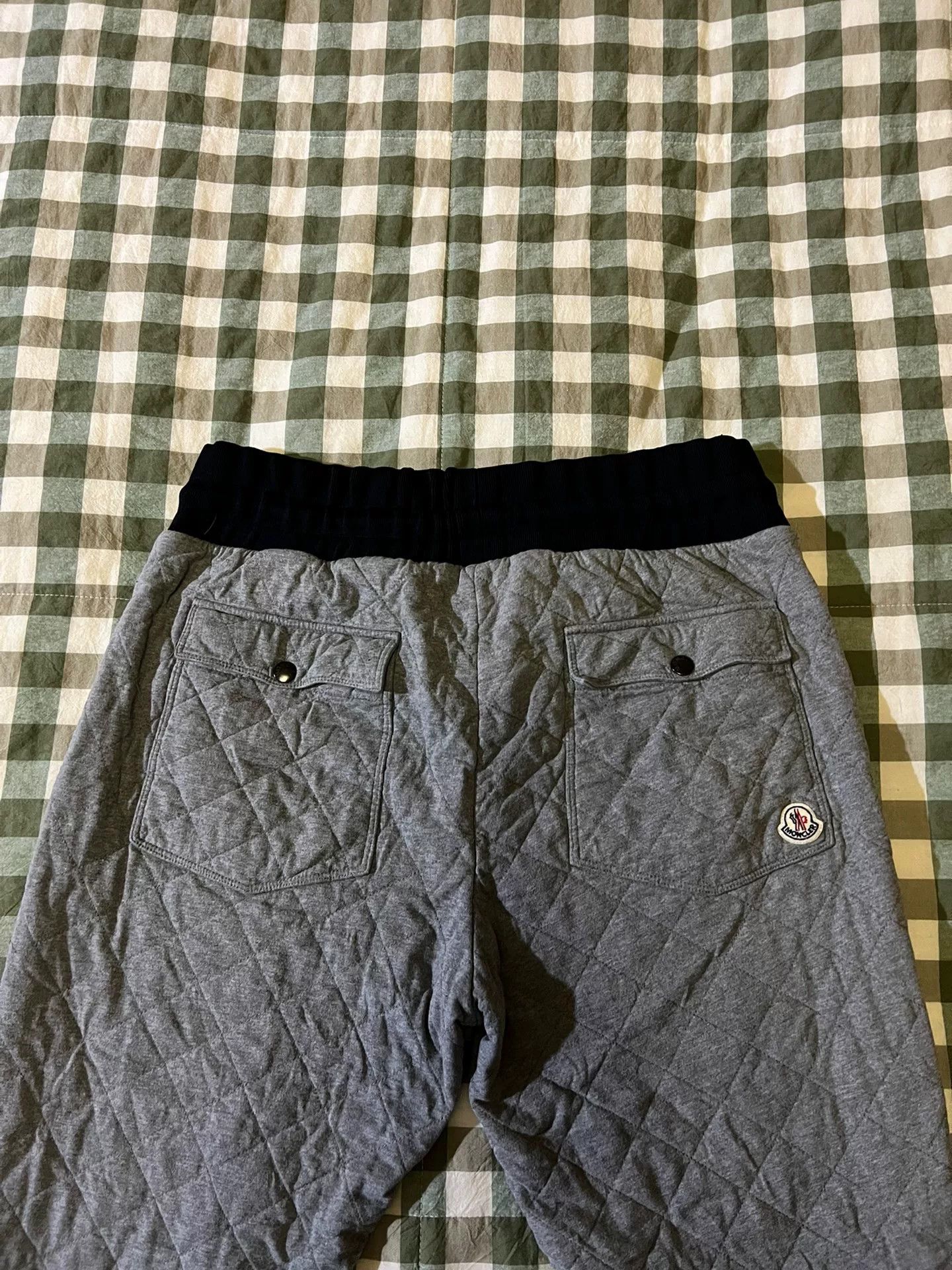 Moncler moncler quilted gray casual sports pants Size US 28 / EU 44 - 5 Thumbnail