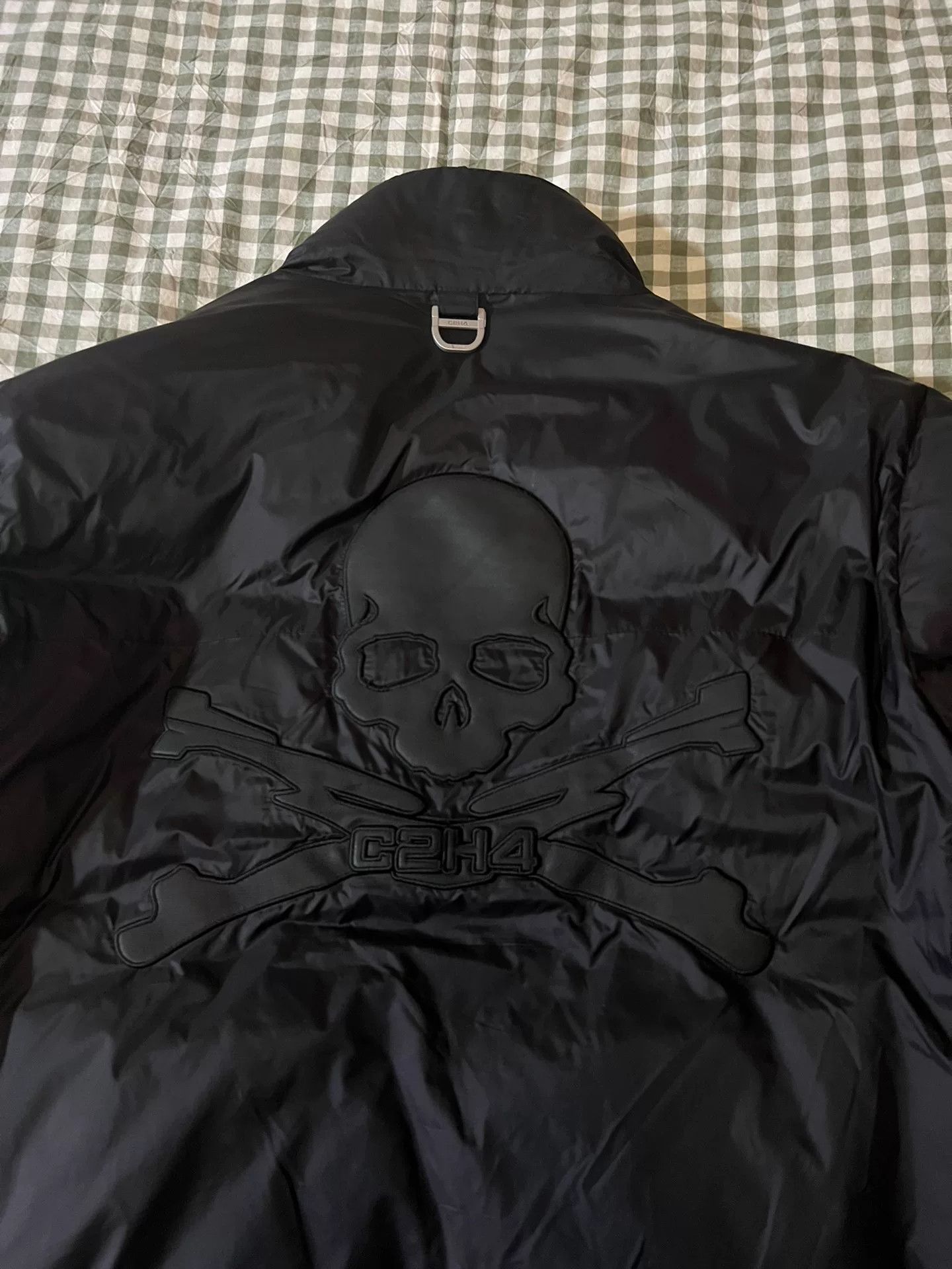 C2H4 oversized black metallic skeleton puffer jacket Size US S / EU 44-46 / 1 - 5 Thumbnail