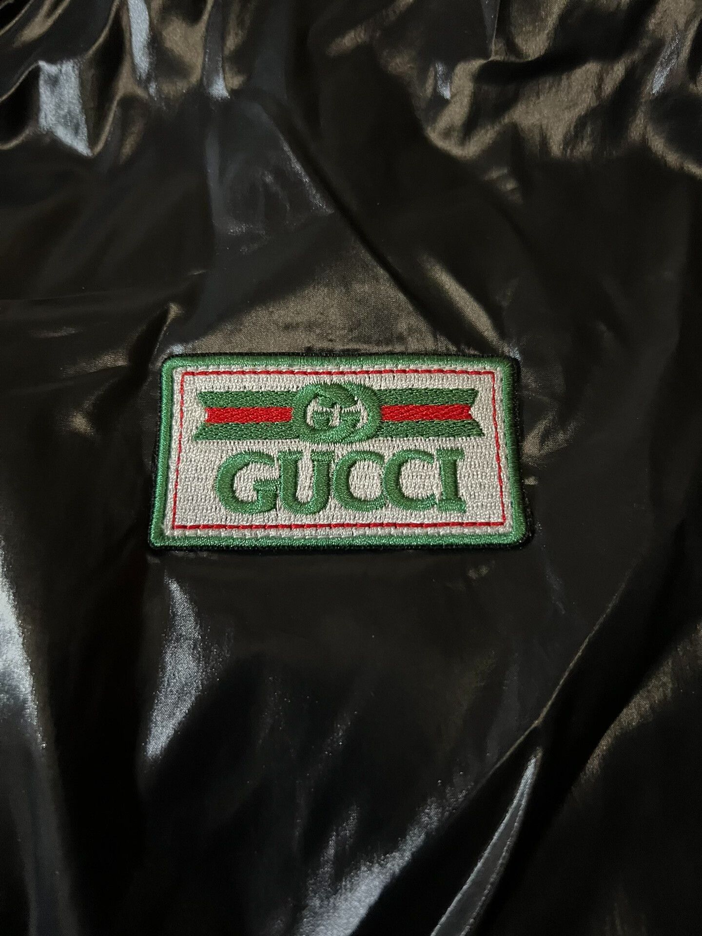 Gucci gucci logo embroidered jacket in black Size US L / EU 52-54 / 3 - 3 Thumbnail
