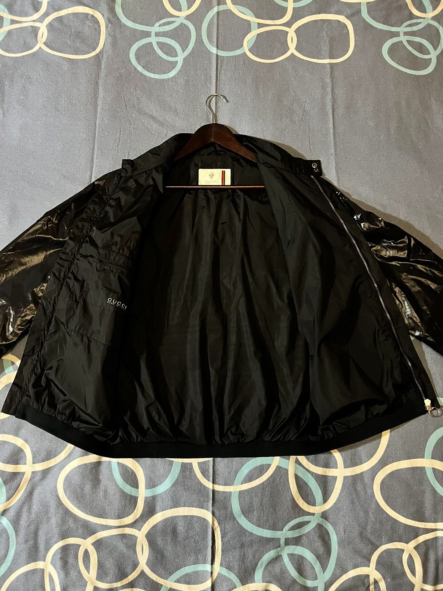 Gucci gucci logo embroidered jacket in black Size US L / EU 52-54 / 3 - 5 Thumbnail