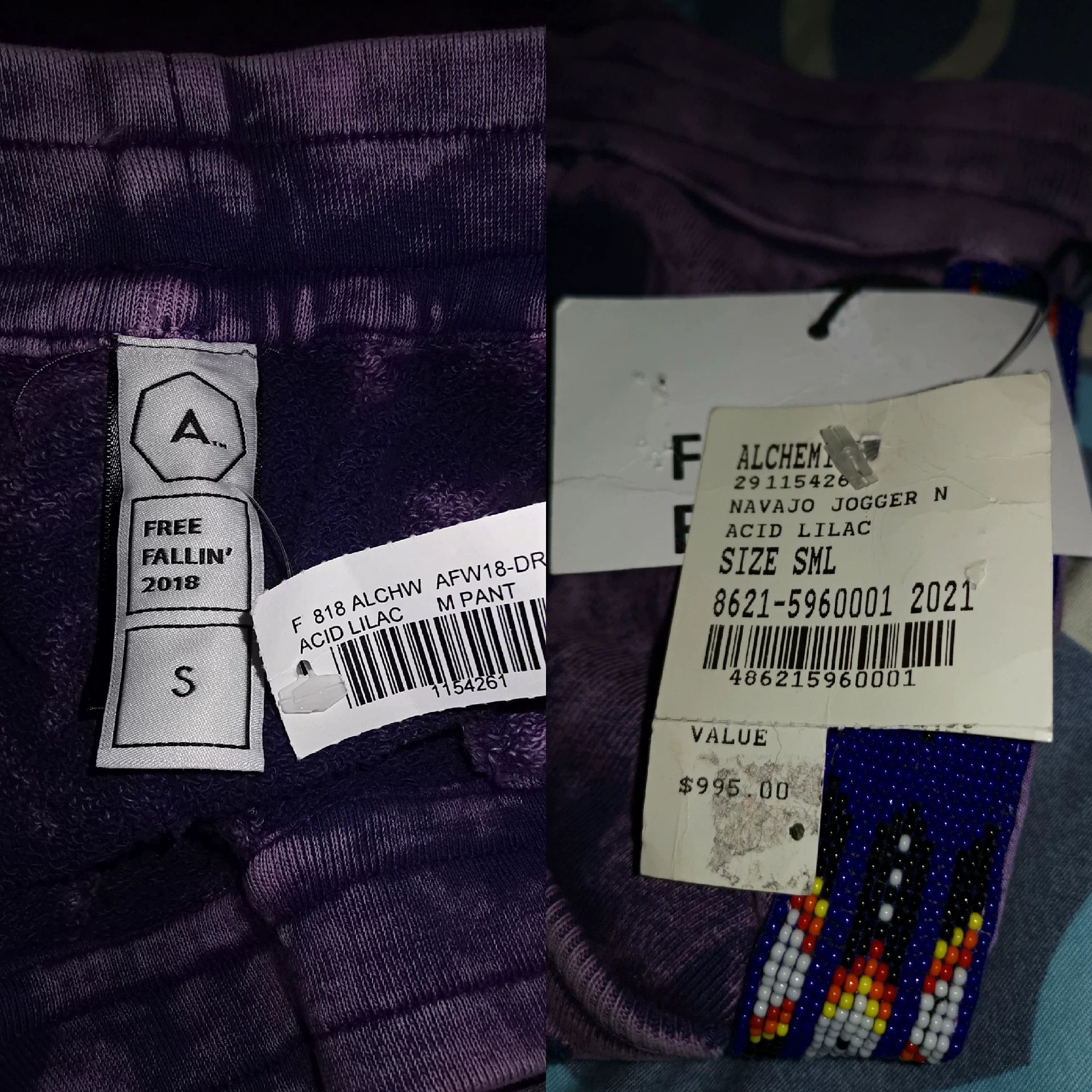 Alchemist alchemist tie-dye embroidered sweatpants Size US 27 - 7 Thumbnail