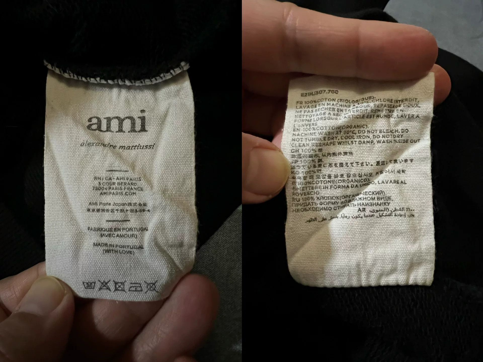 AMI ami red logo half-zip black sweatshirt Size US S / EU 44-46 / 1 - 8 Thumbnail