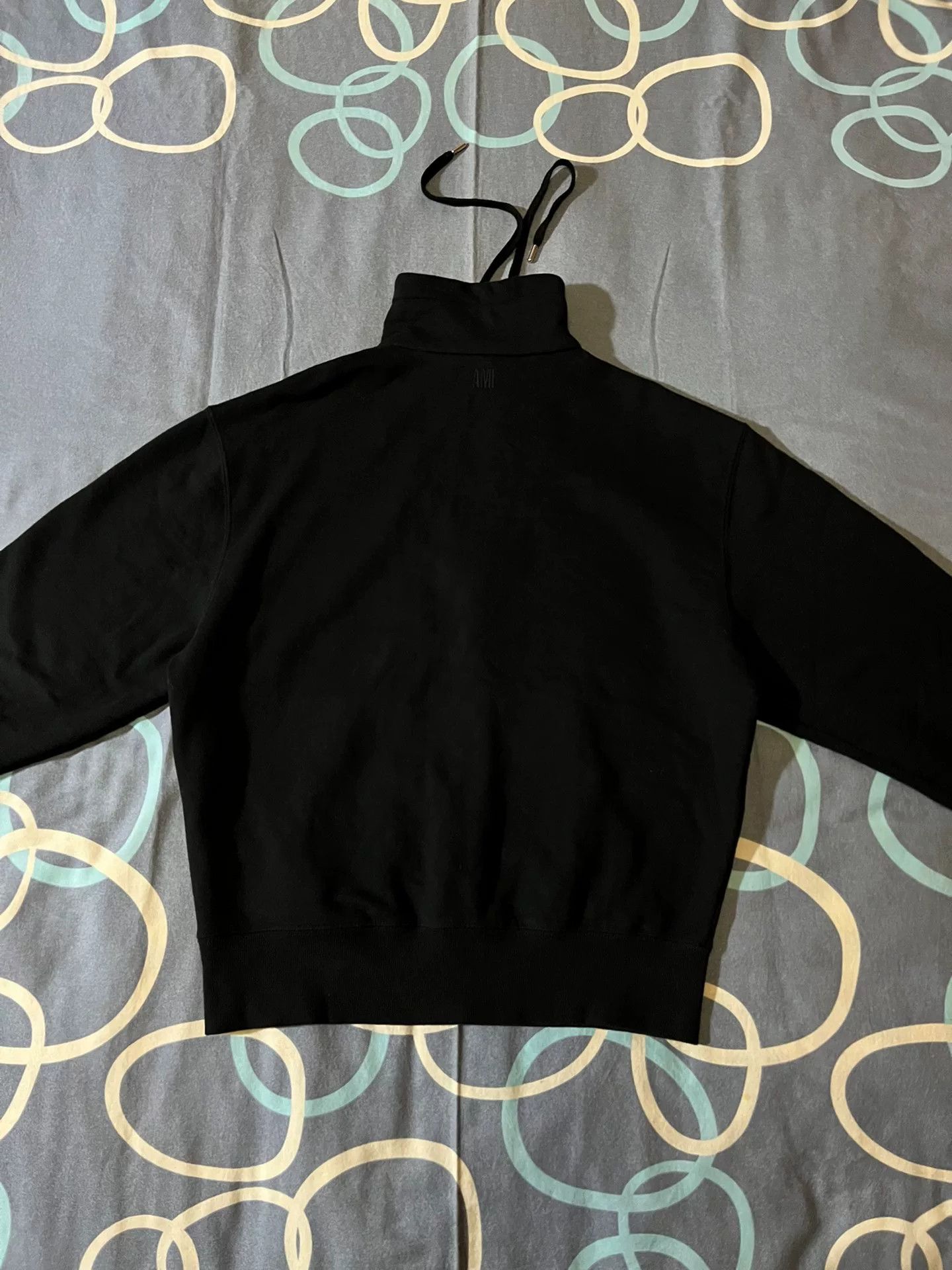 AMI ami red logo half-zip black sweatshirt Size US S / EU 44-46 / 1 - 4 Thumbnail