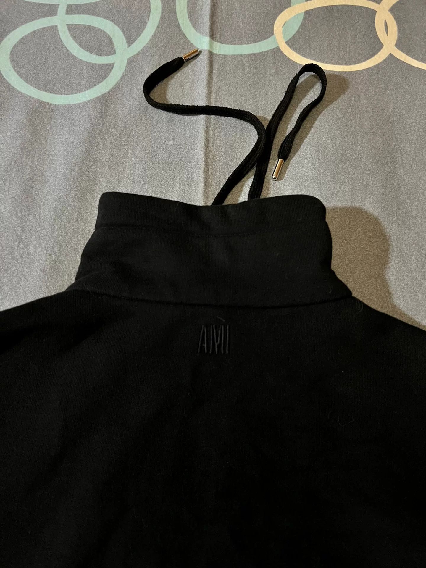AMI ami red logo half-zip black sweatshirt Size US S / EU 44-46 / 1 - 5 Thumbnail