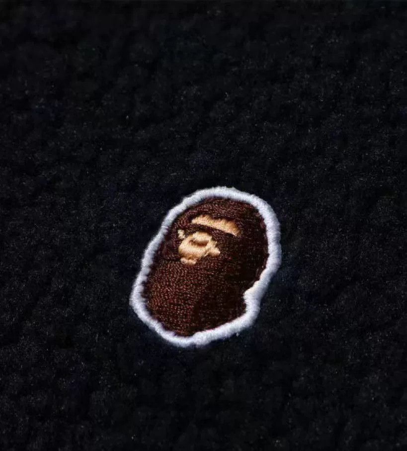 Bape black thick teddy bear fleece zip jacket Size US XL / EU 56 / 4 - 3 Thumbnail