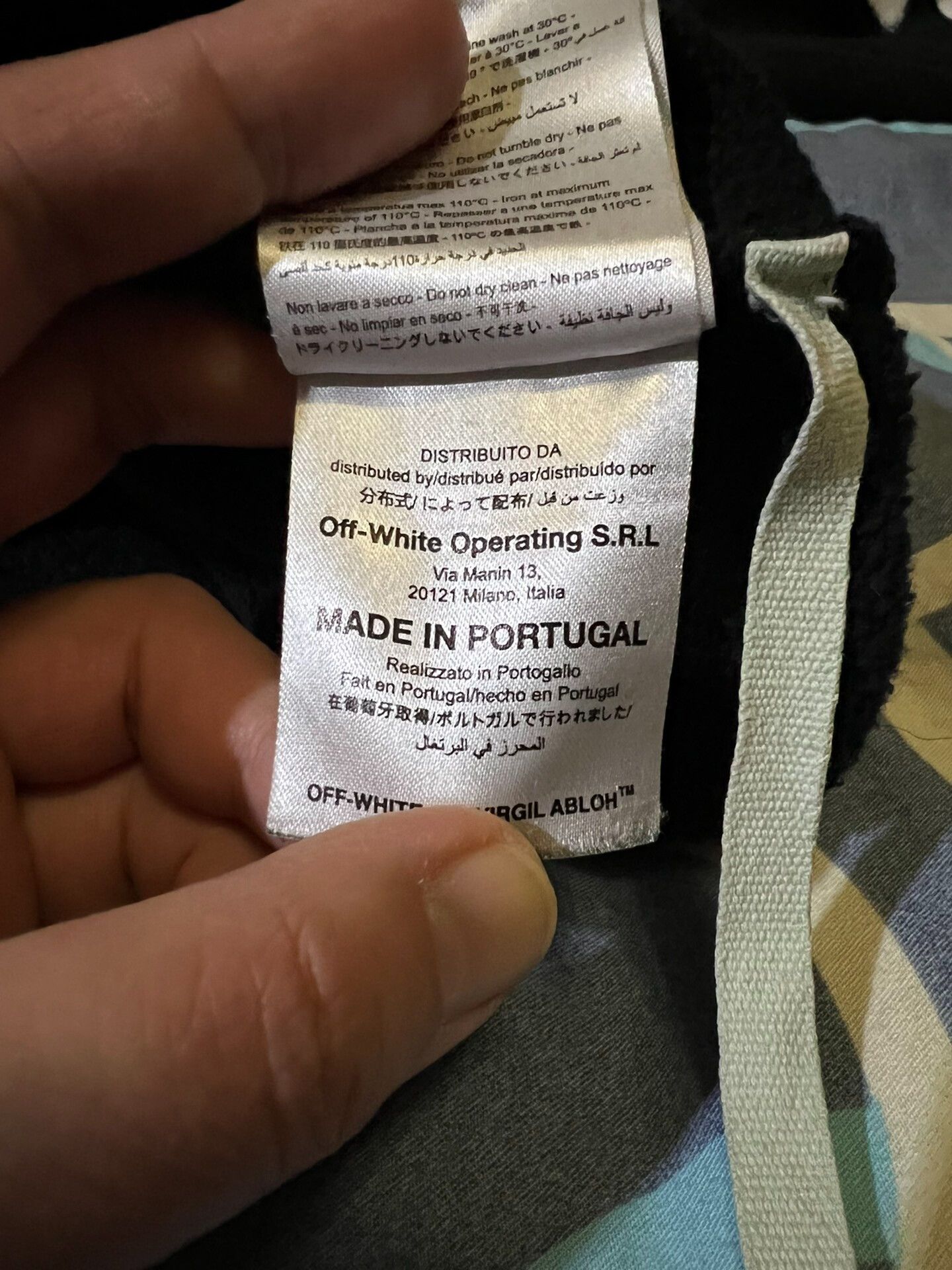 Off-White offwhite classic tiger stripe hoodie sweatshirt Size US L / EU 52-54 / 3 - 7 Thumbnail