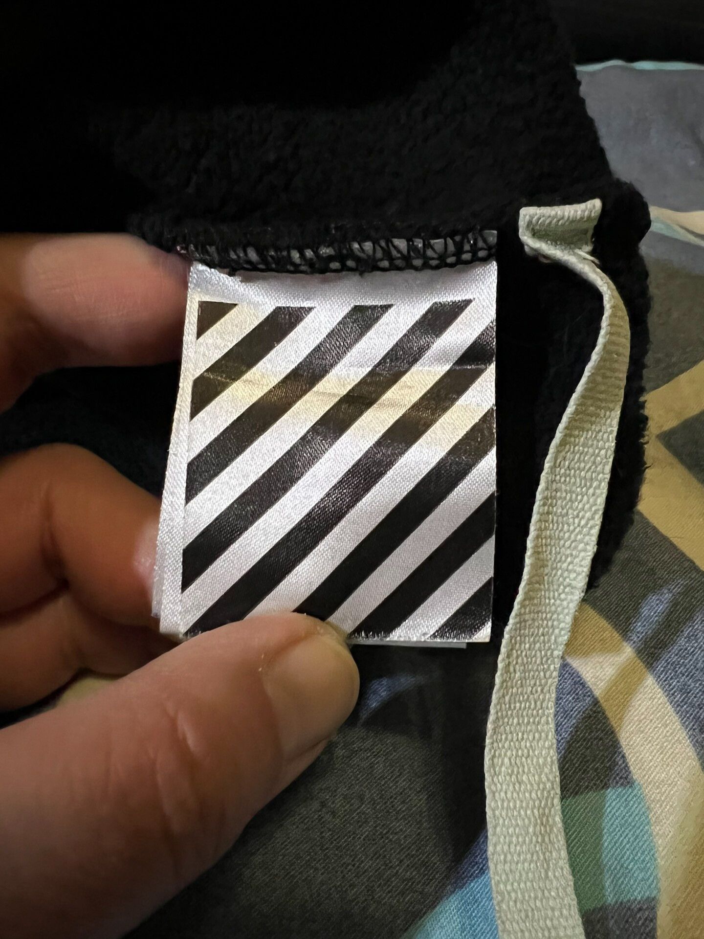 Off-White offwhite classic tiger stripe hoodie sweatshirt Size US L / EU 52-54 / 3 - 5 Thumbnail