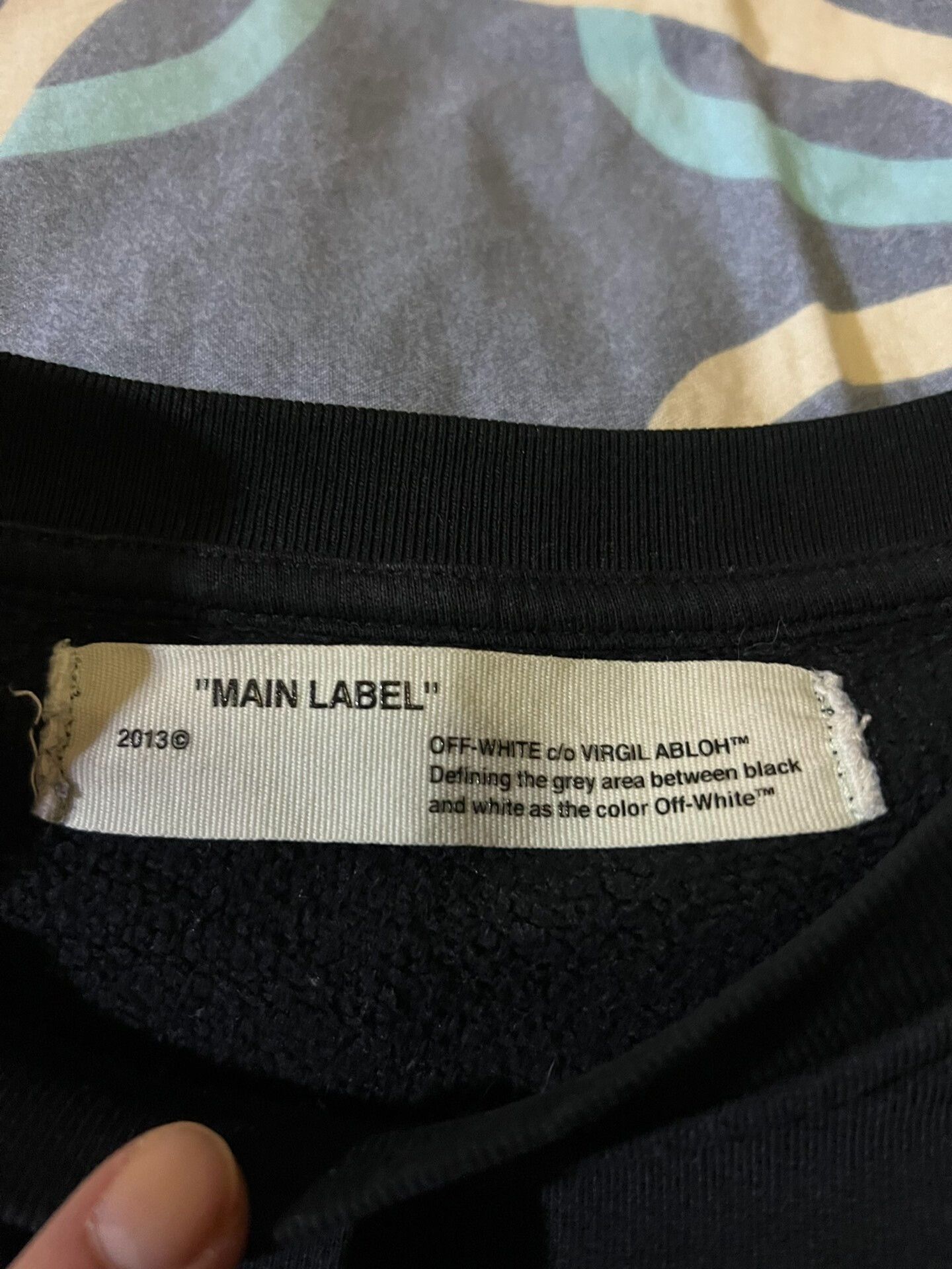 Off-White offwhite classic tiger stripe hoodie sweatshirt Size US L / EU 52-54 / 3 - 4 Thumbnail