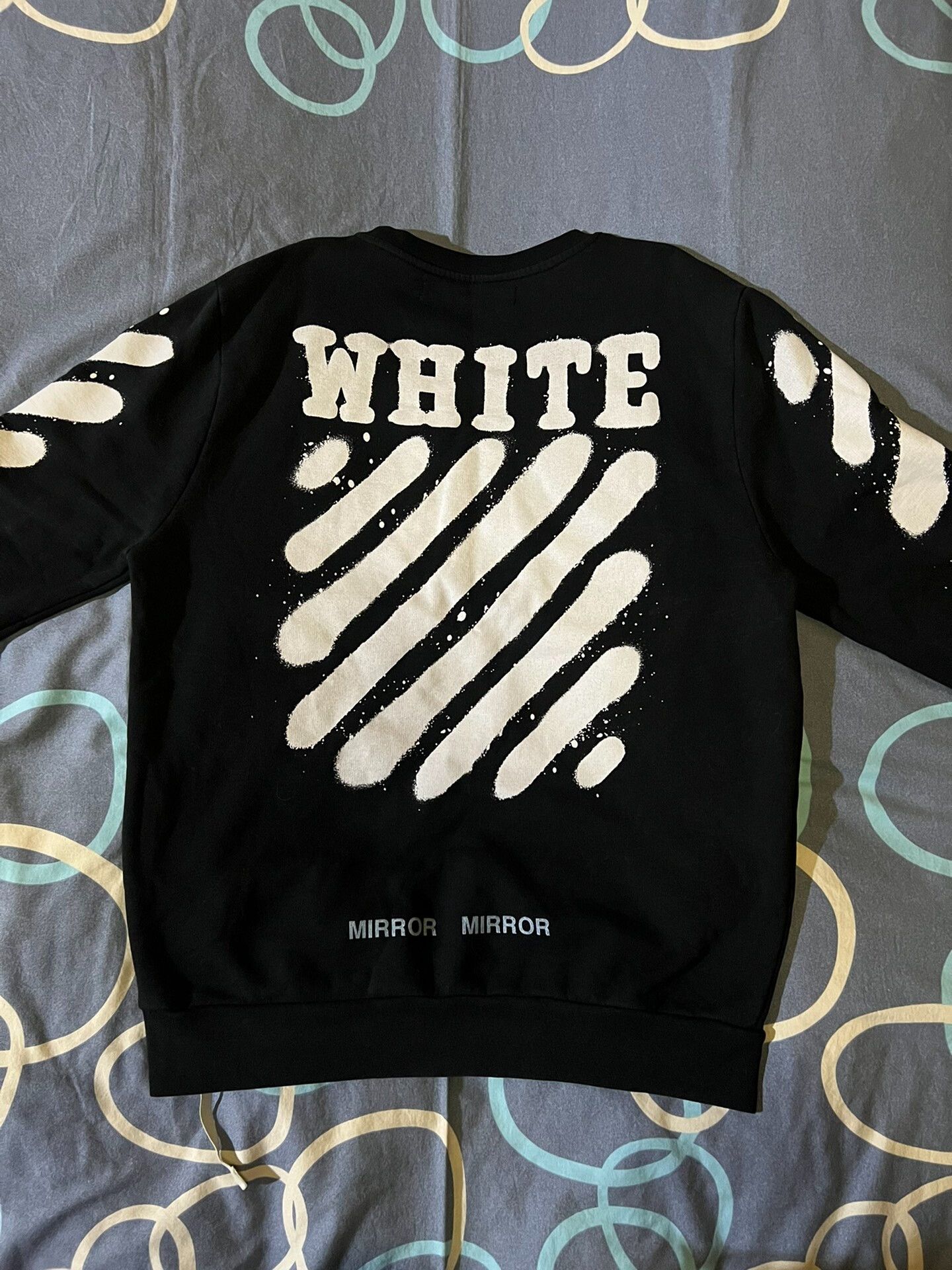 Off-White offwhite classic tiger stripe hoodie sweatshirt Size US L / EU 52-54 / 3 - 3 Thumbnail