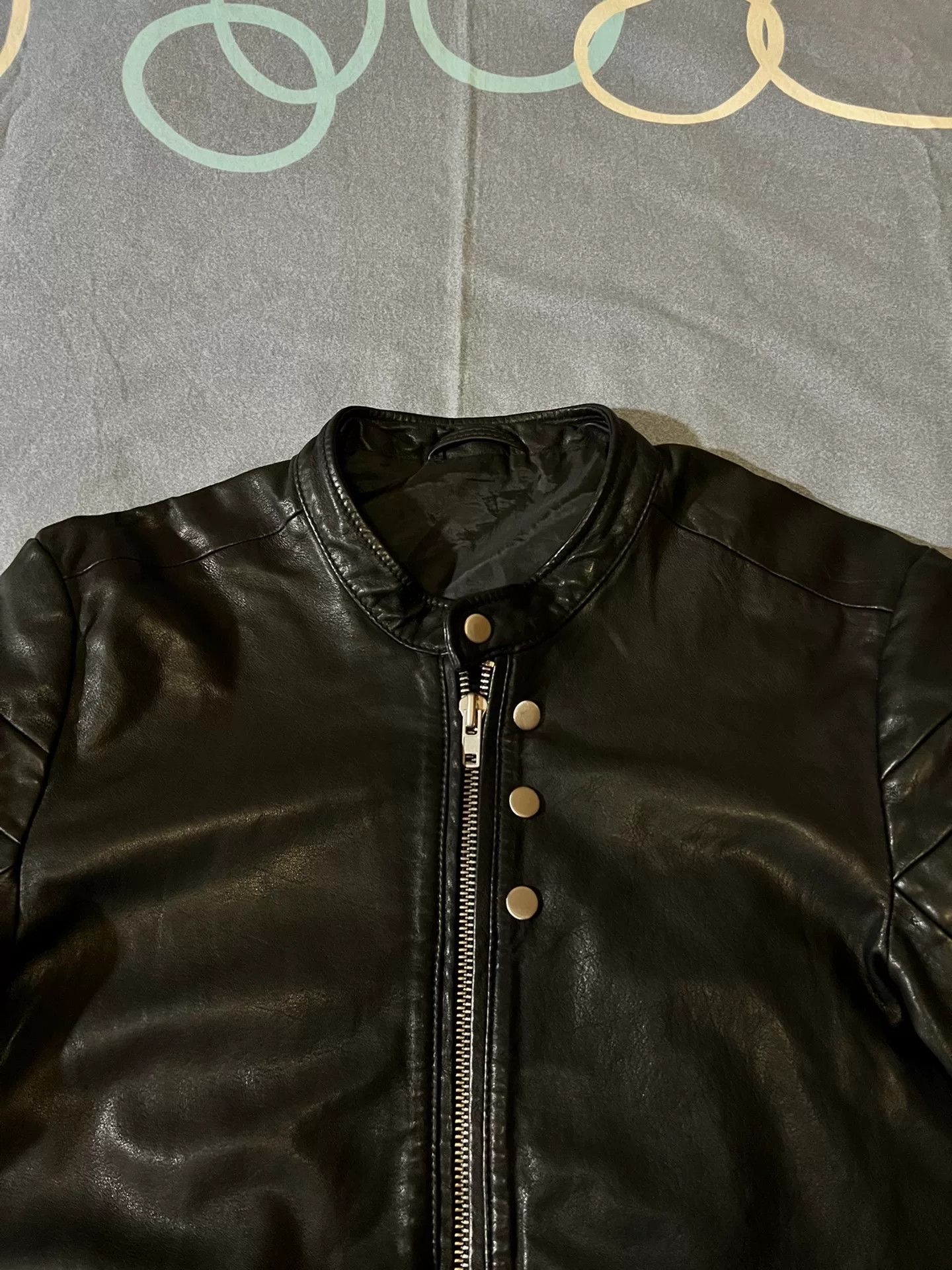 Diesel diesel l-ayme studded lambskin leather jacket Size US L / EU 52-54 / 3 - 2 Thumbnail