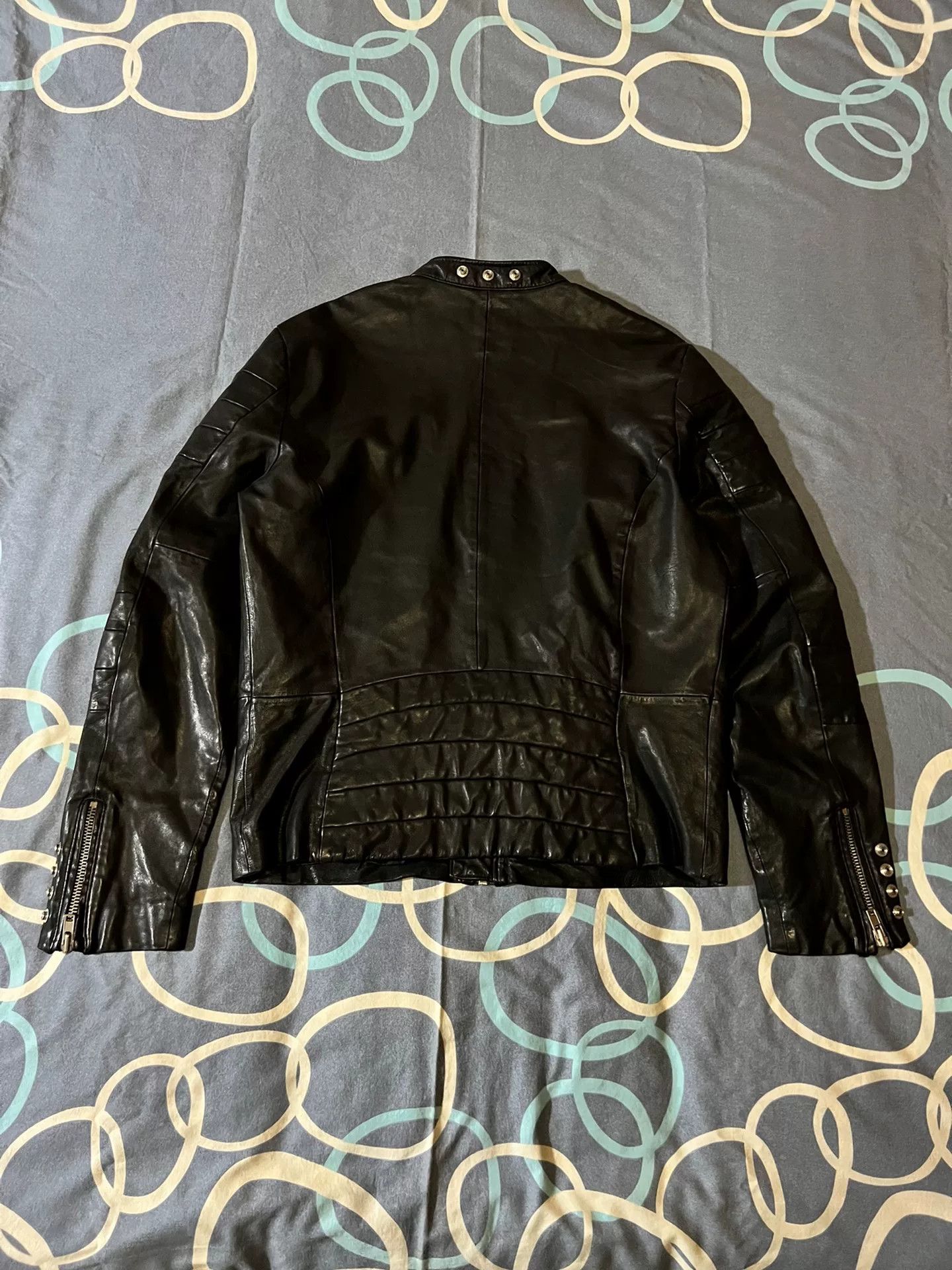 Diesel diesel l-ayme studded lambskin leather jacket Size US L / EU 52-54 / 3 - 3 Thumbnail