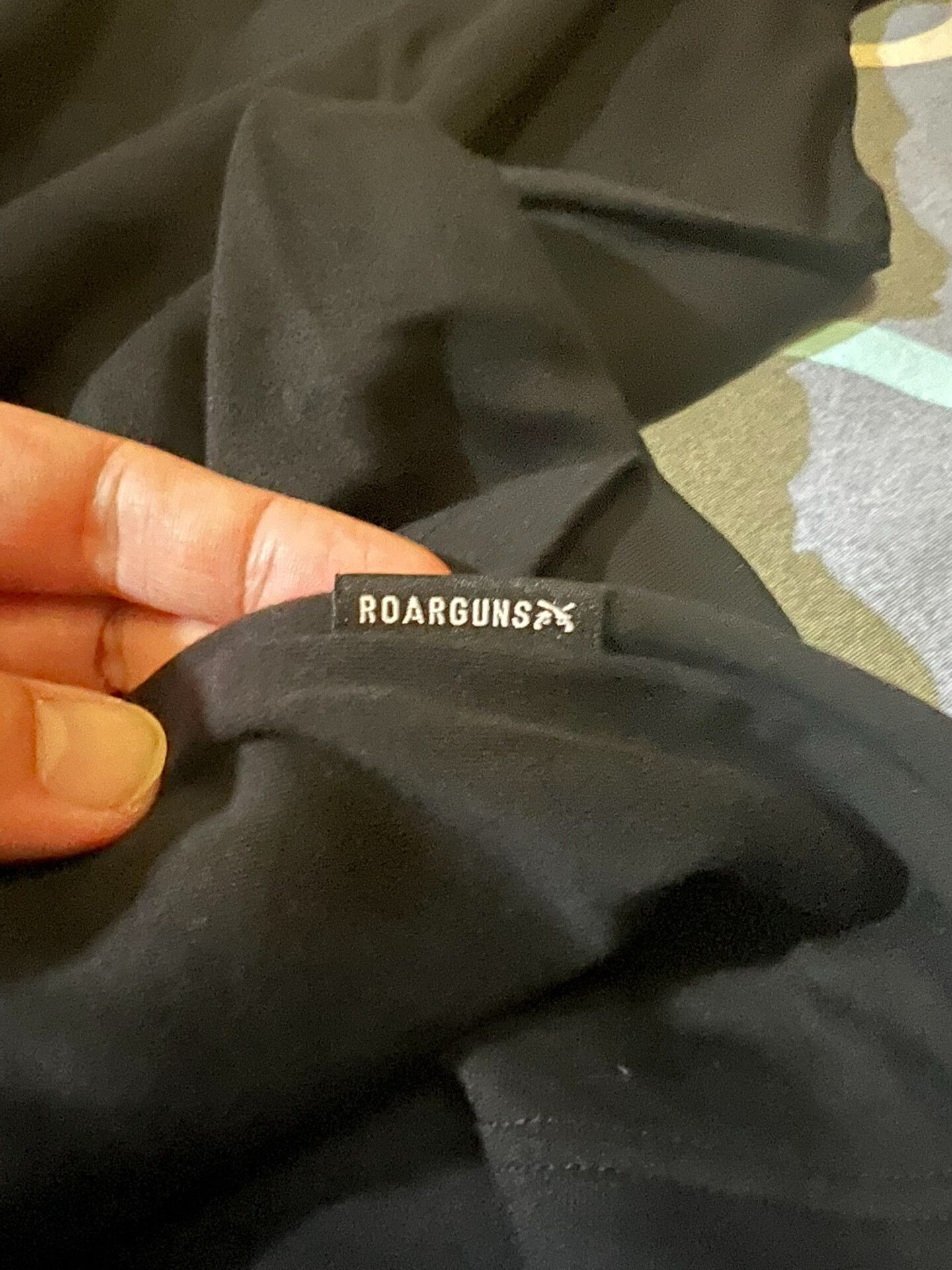 roarguns black high-neck sweatshirt with logo Size US L / EU 52-54 / 3 - 6 Thumbnail