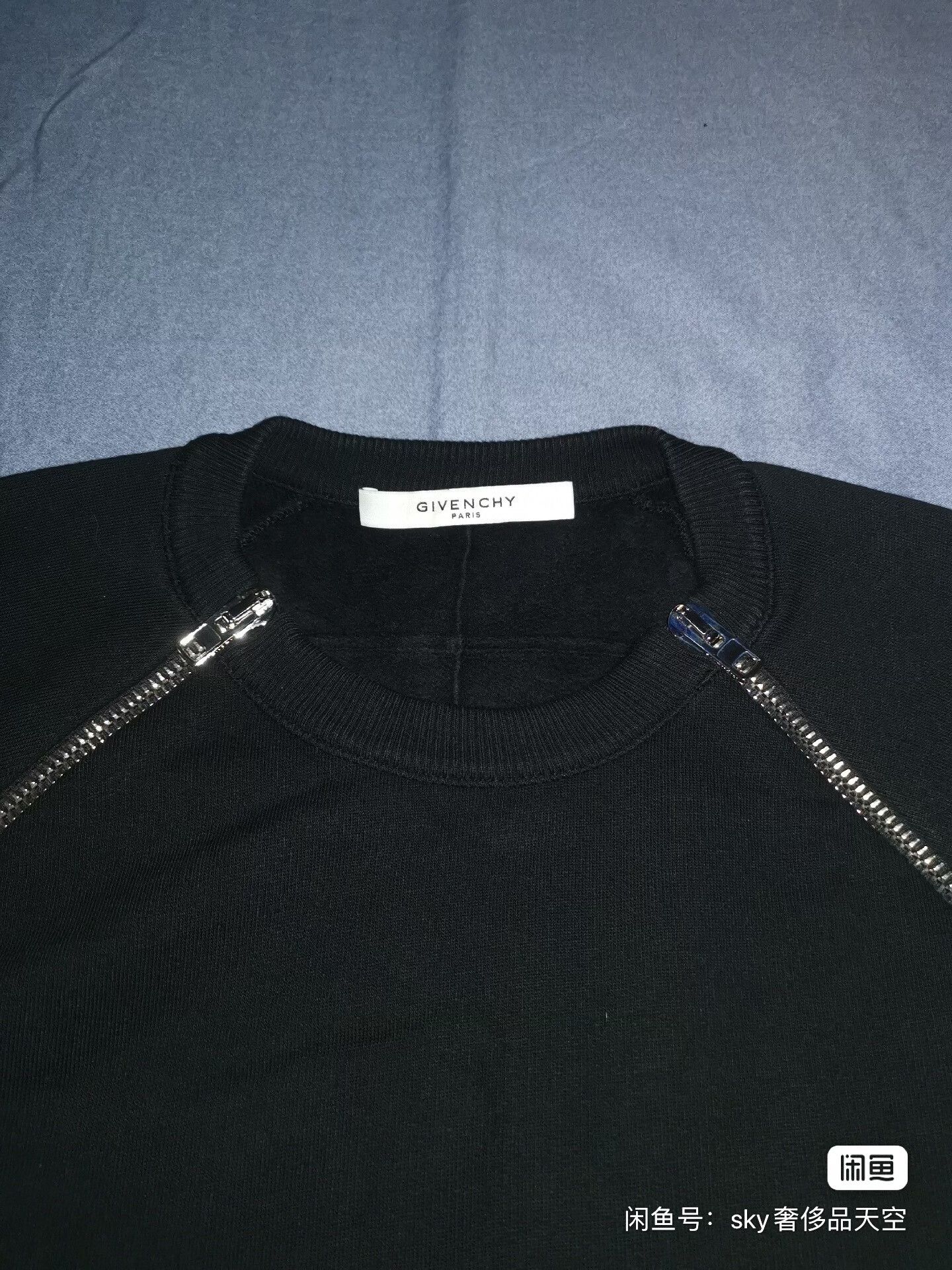 Givenchy givenchy oversized black sweatshirt with zippers Size US M / EU 48-50 / 2 - 3 Thumbnail