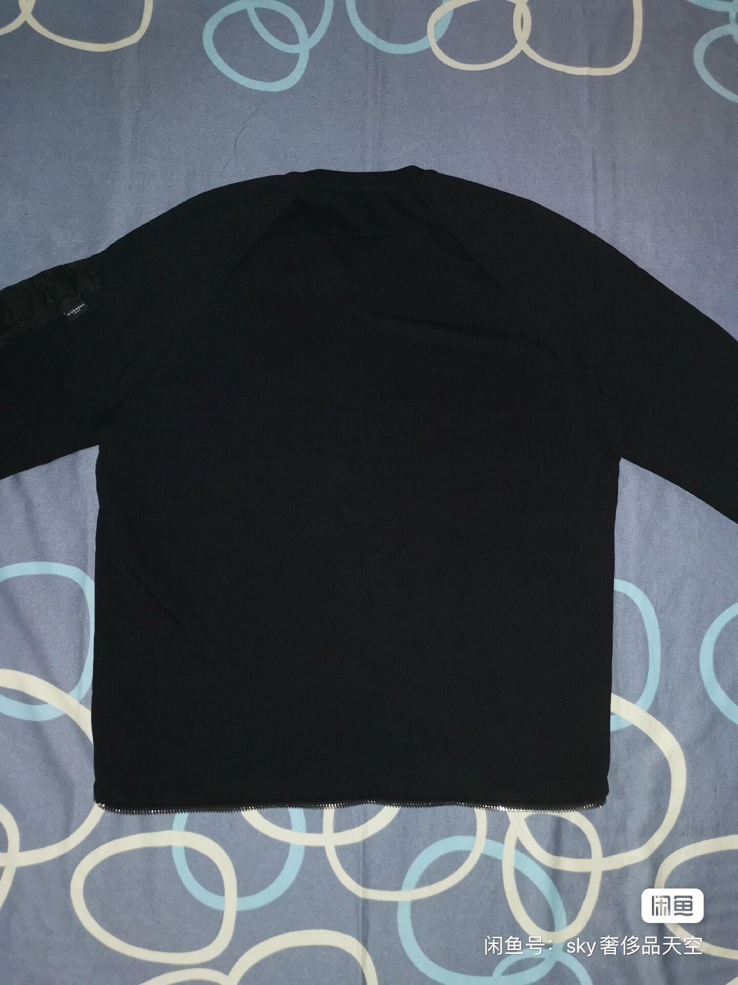 Givenchy givenchy oversized black sweatshirt with zippers Size US M / EU 48-50 / 2 - 5 Thumbnail