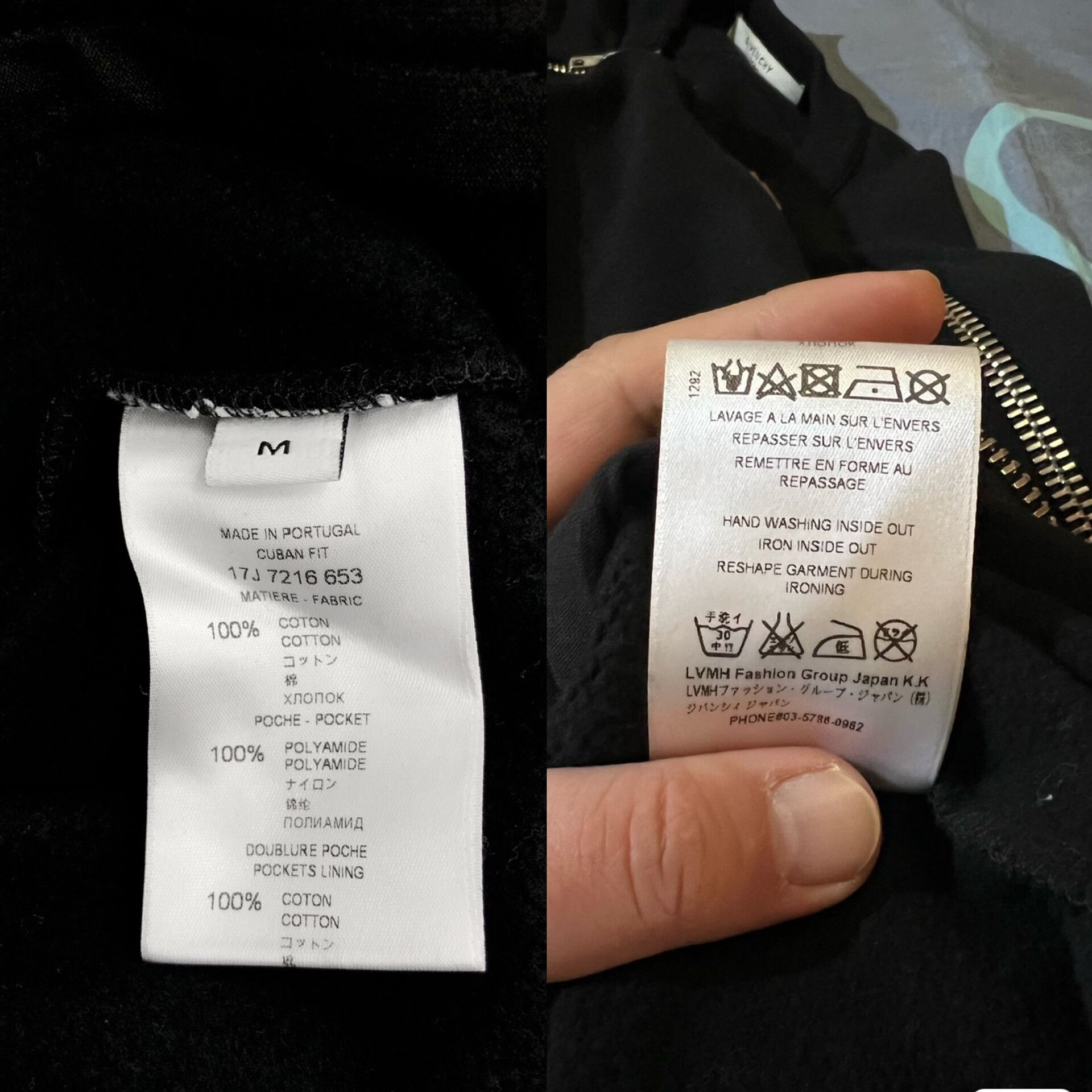 Givenchy givenchy oversized black sweatshirt with zippers Size US M / EU 48-50 / 2 - 7 Thumbnail