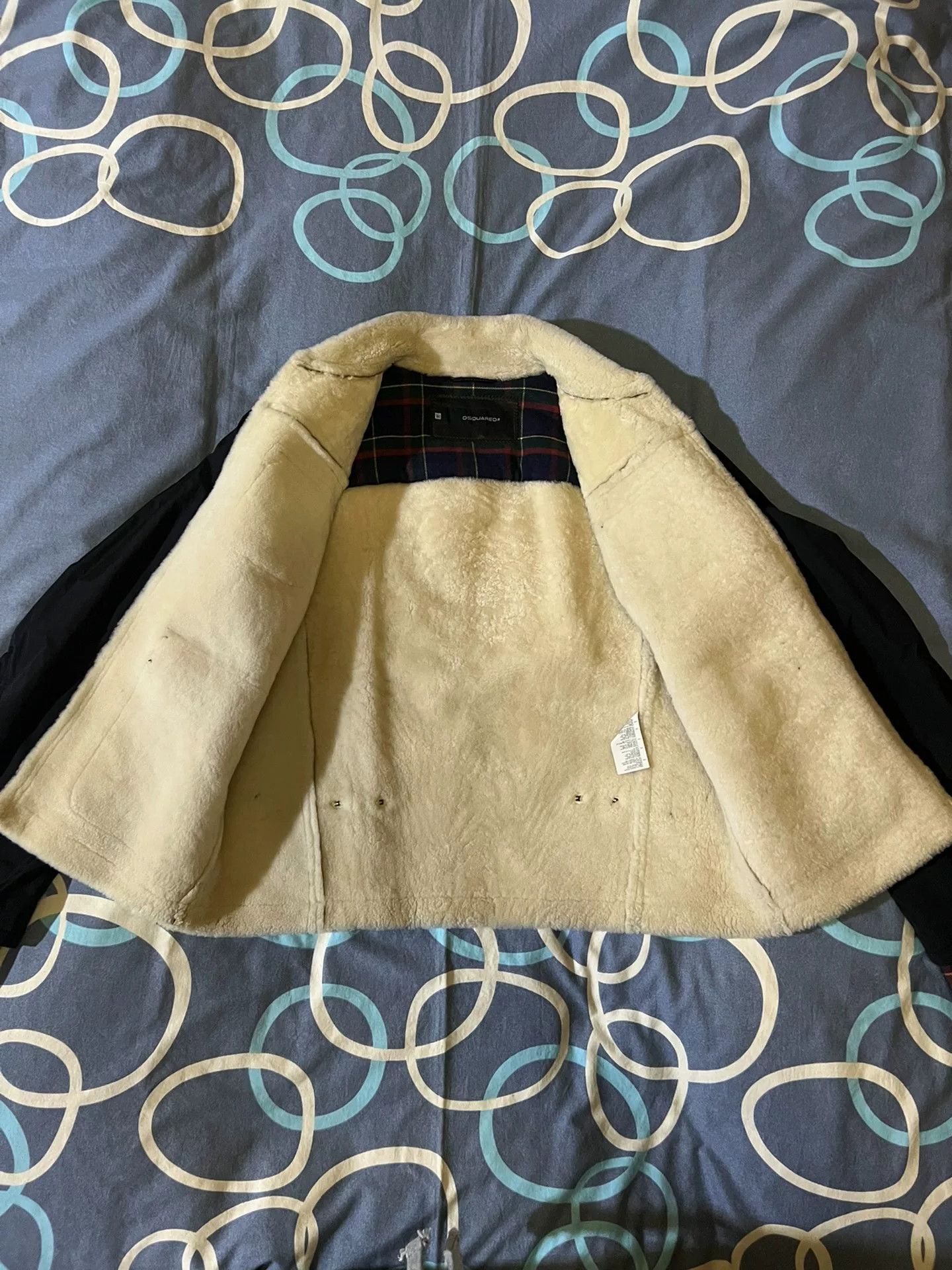 Dsquared2 dsquared2 shearling cotton jacket with sleeves Size US XXL / EU 58 / 5 - 3 Thumbnail