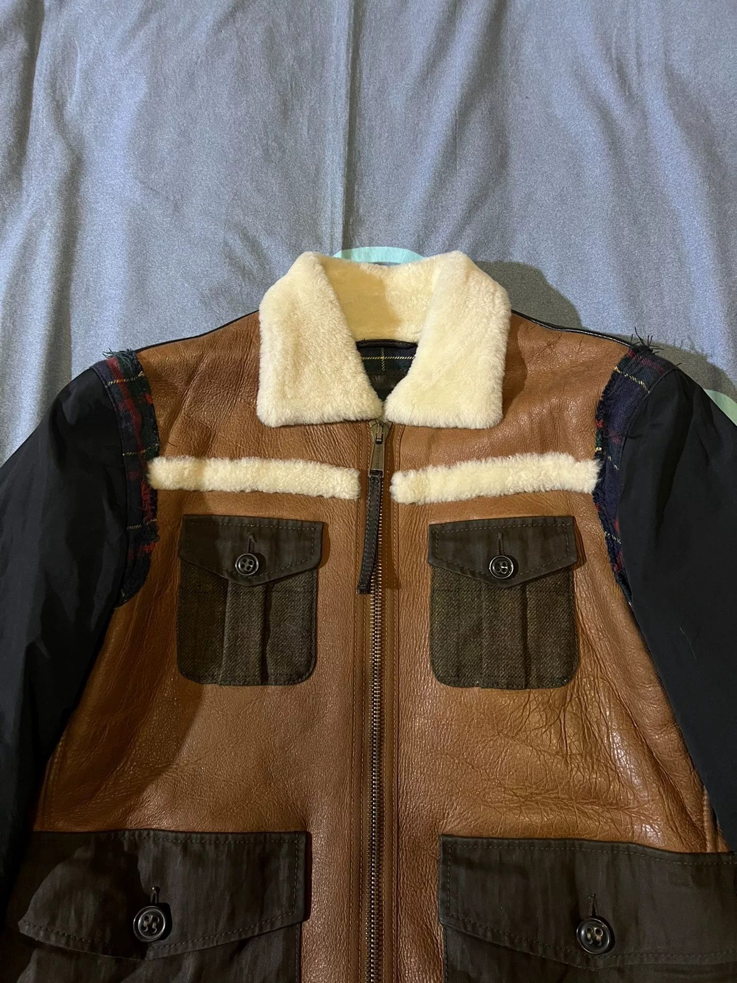 Dsquared2 dsquared2 shearling cotton jacket with sleeves Size US XXL / EU 58 / 5 - 2 Thumbnail