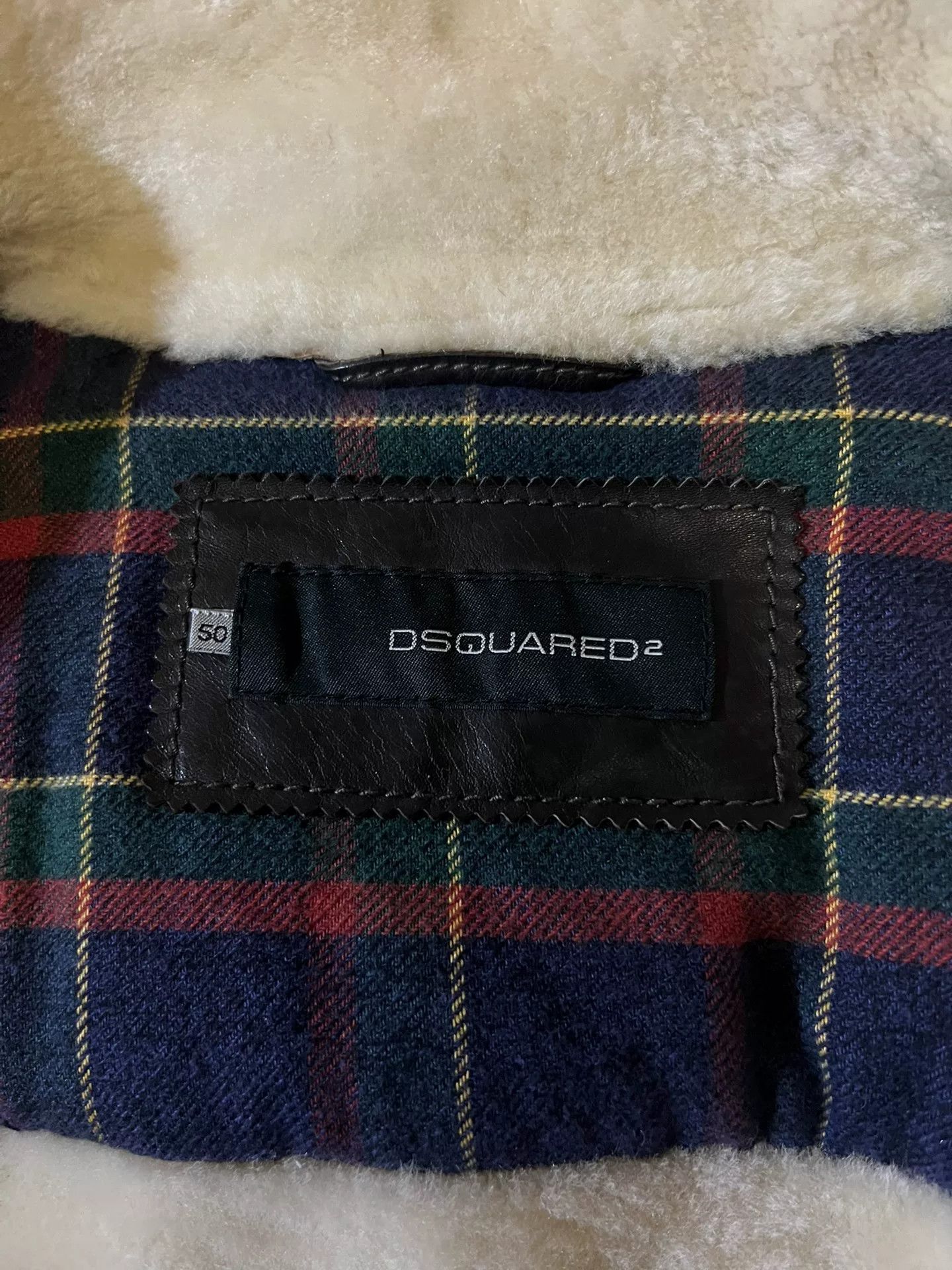 Dsquared2 dsquared2 shearling cotton jacket with sleeves Size US XXL / EU 58 / 5 - 5 Thumbnail