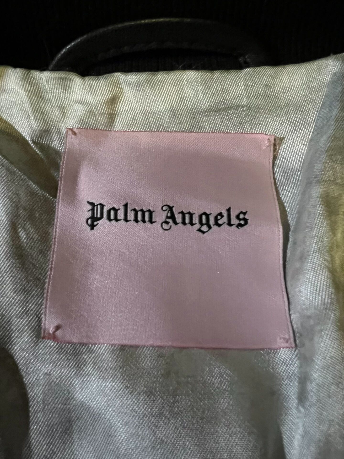 Palm Angels palm angels leather bomber jacket Size US L / EU 52-54 / 3 - 5 Thumbnail