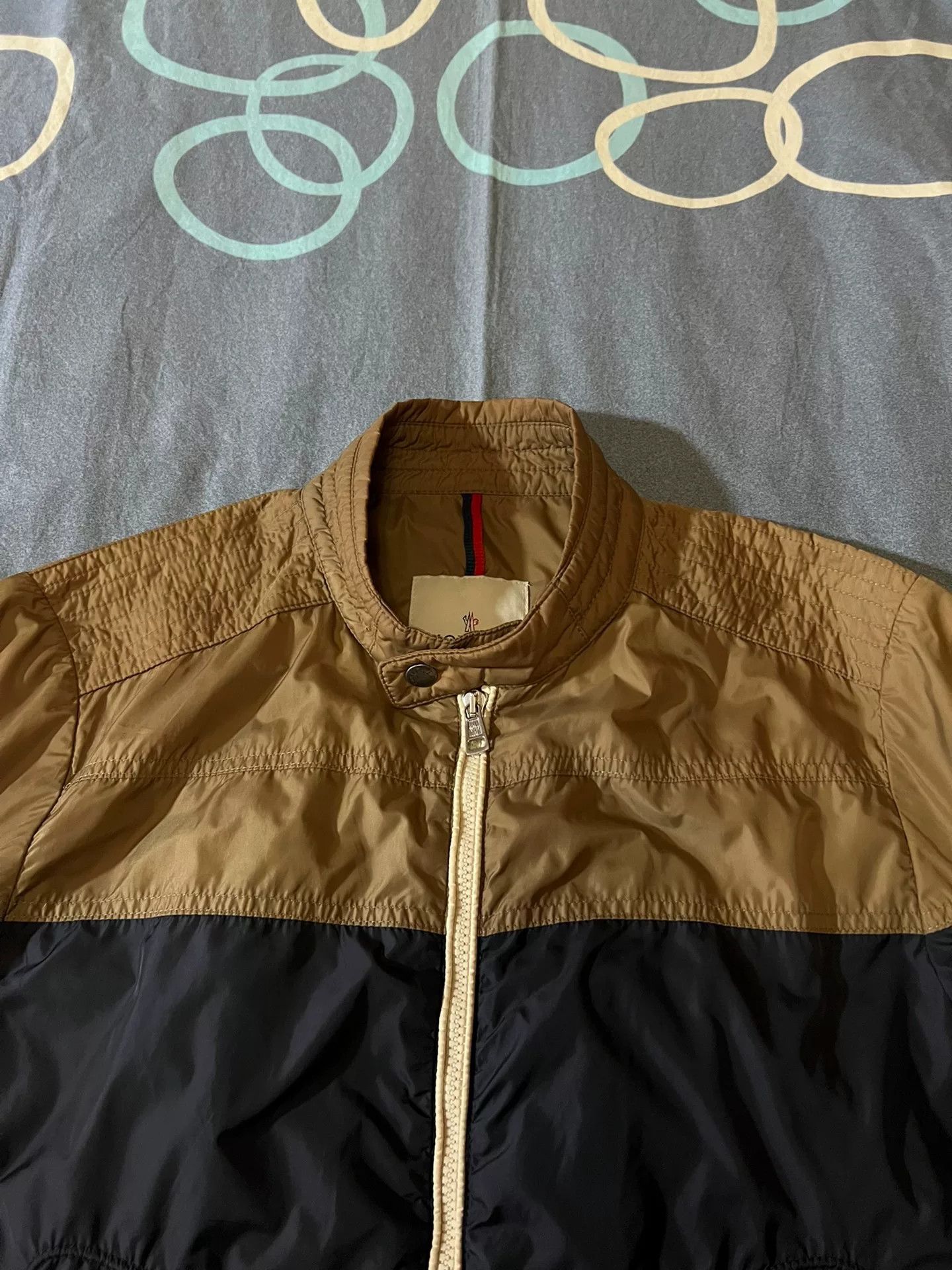 Moncler moncler color-blocked motorcycle zip jacket Size US L / EU 52-54 / 3 - 2 Thumbnail