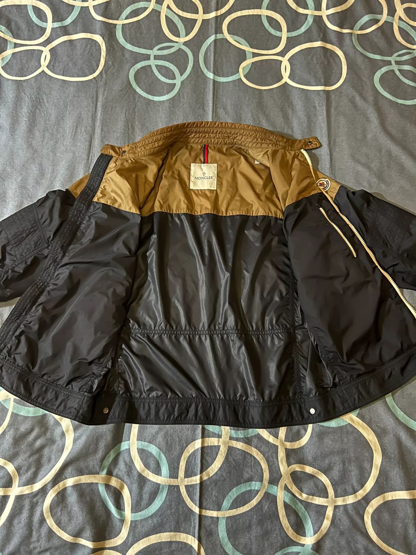Moncler moncler color-blocked motorcycle zip jacket Size US L / EU 52-54 / 3 - 5 Thumbnail