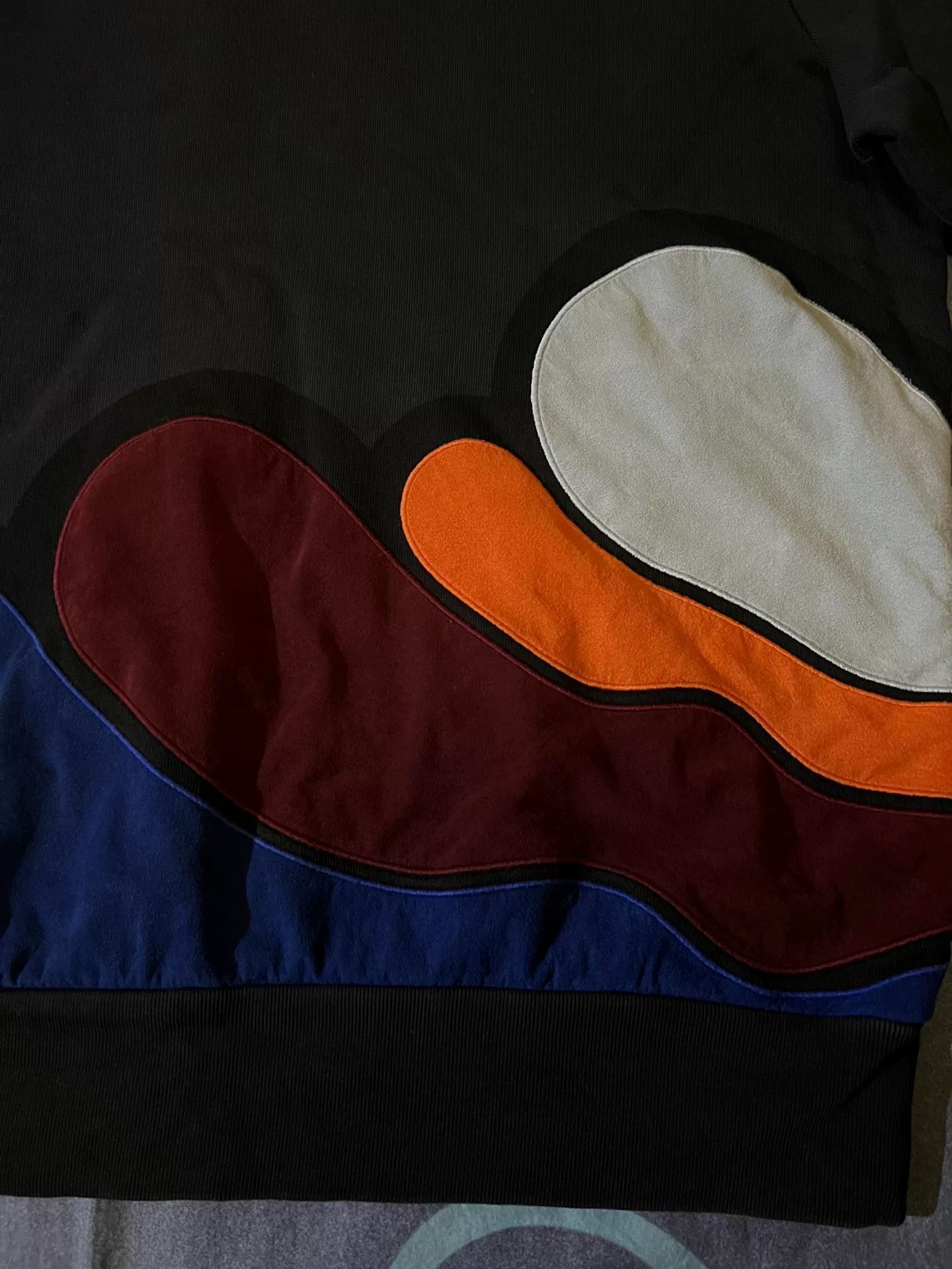 Burberry burberry rainbow suede fleece hoodie sweatshirt Size US XL / EU 56 / 4 - 5 Thumbnail