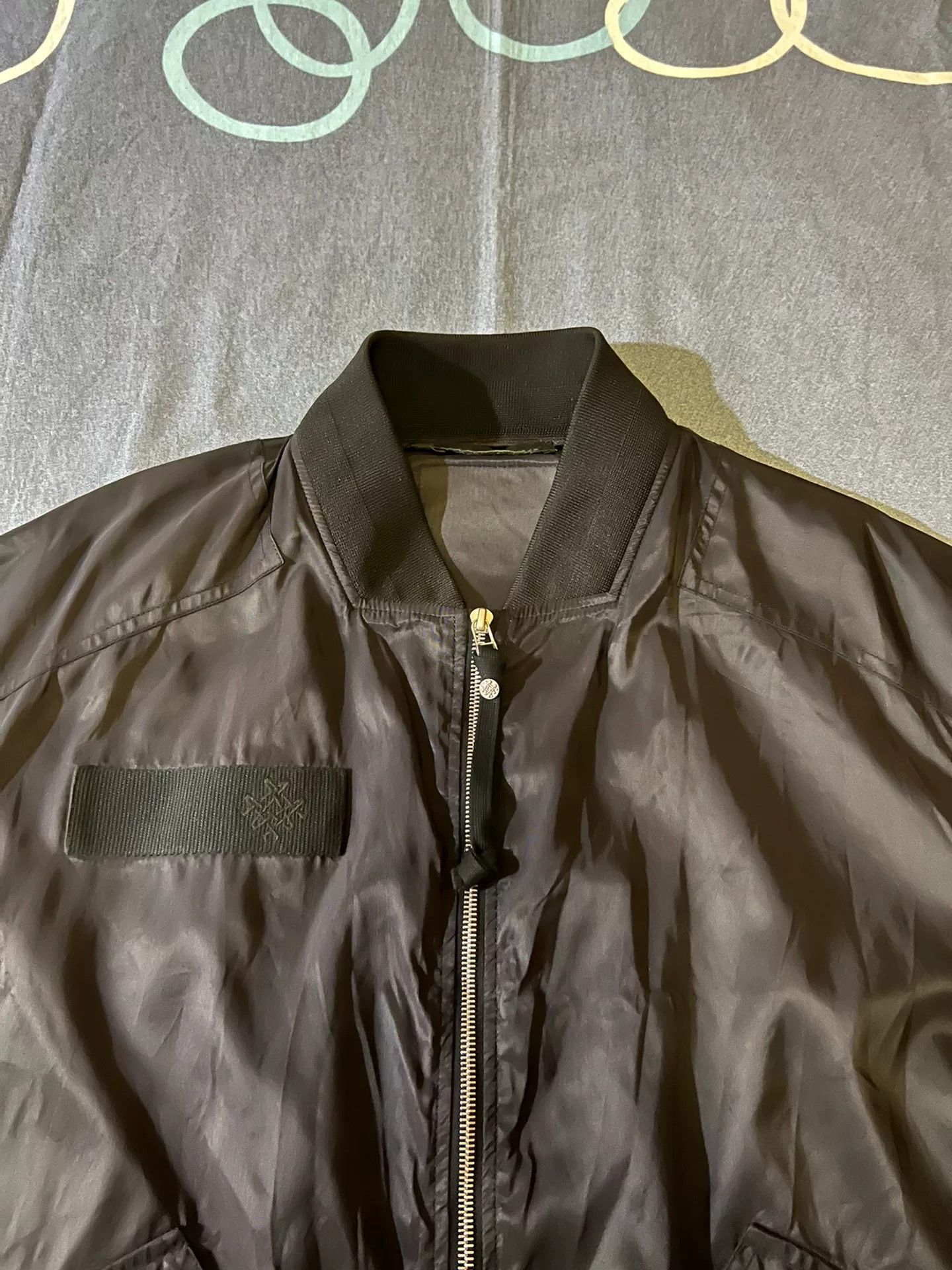 MR & MRS ITALY mr&mrs bomber aviation jacket in deep green Size US L / EU 52-54 / 3 - 2 Thumbnail