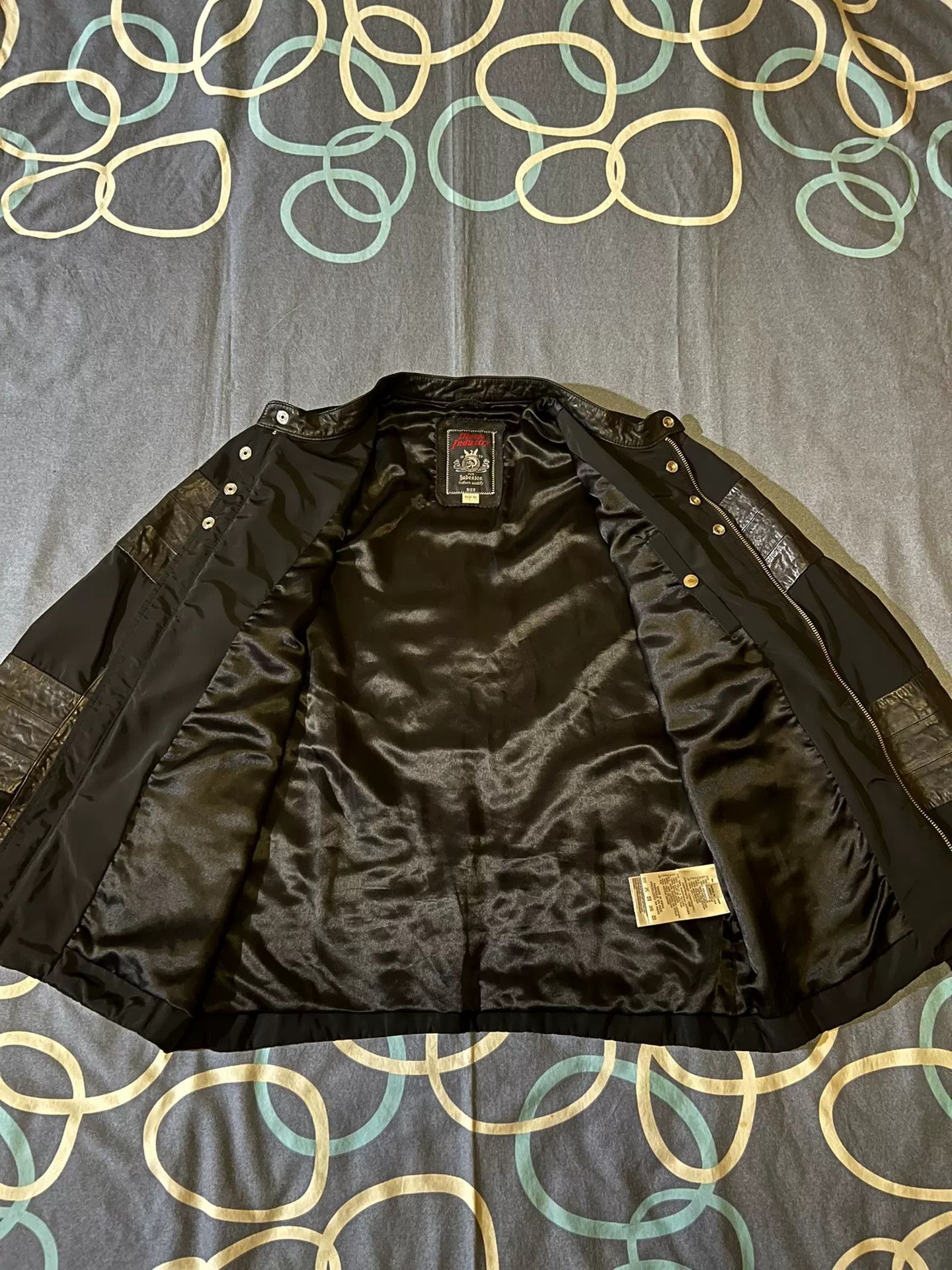 Diesel classic diesel leather patch zip jacket Size US XL / EU 56 / 4 - 6 Thumbnail