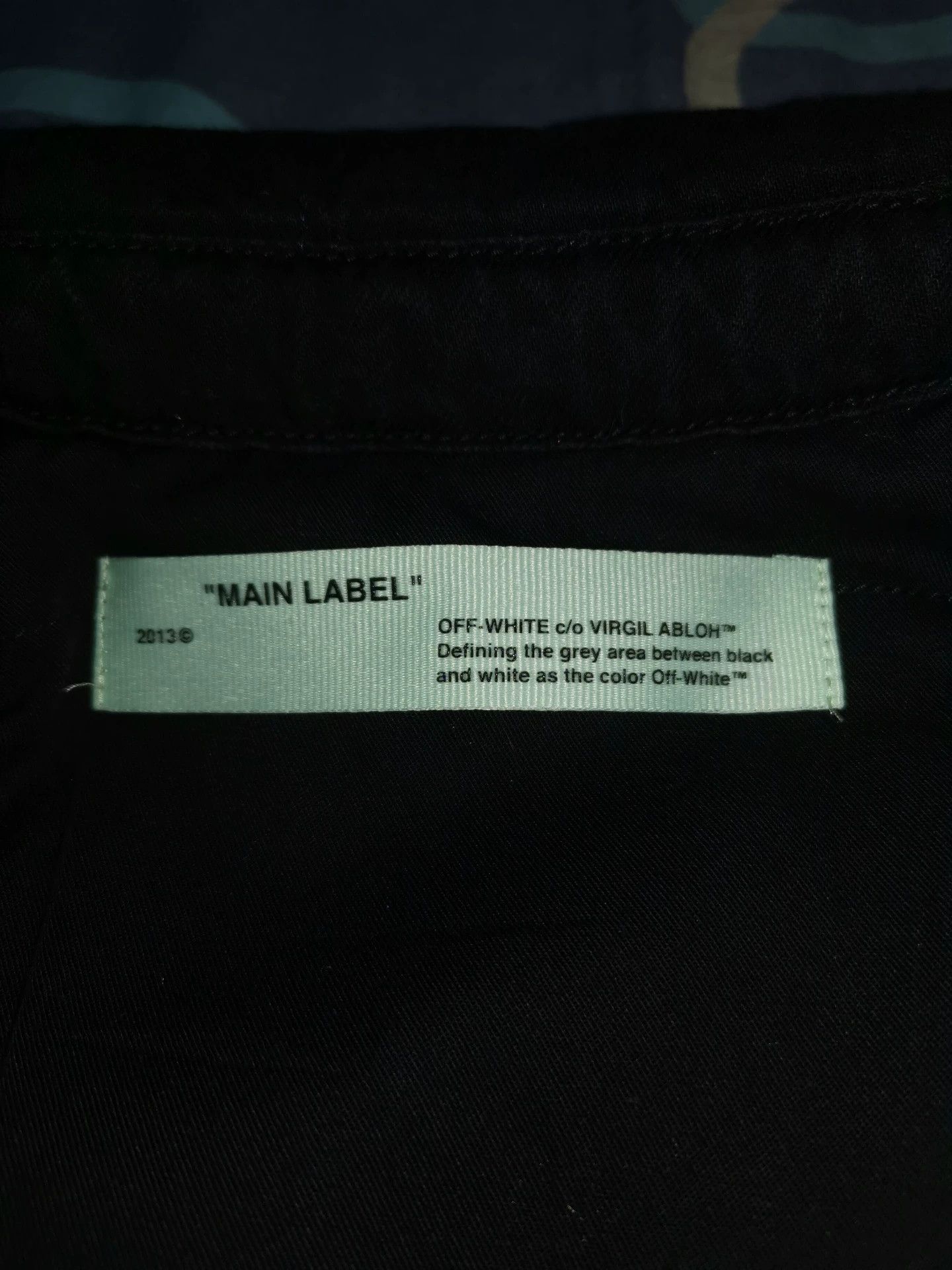 Off-White offwhite oversized cotton jacket with gradient design Size US M / EU 48-50 / 2 - 5 Thumbnail