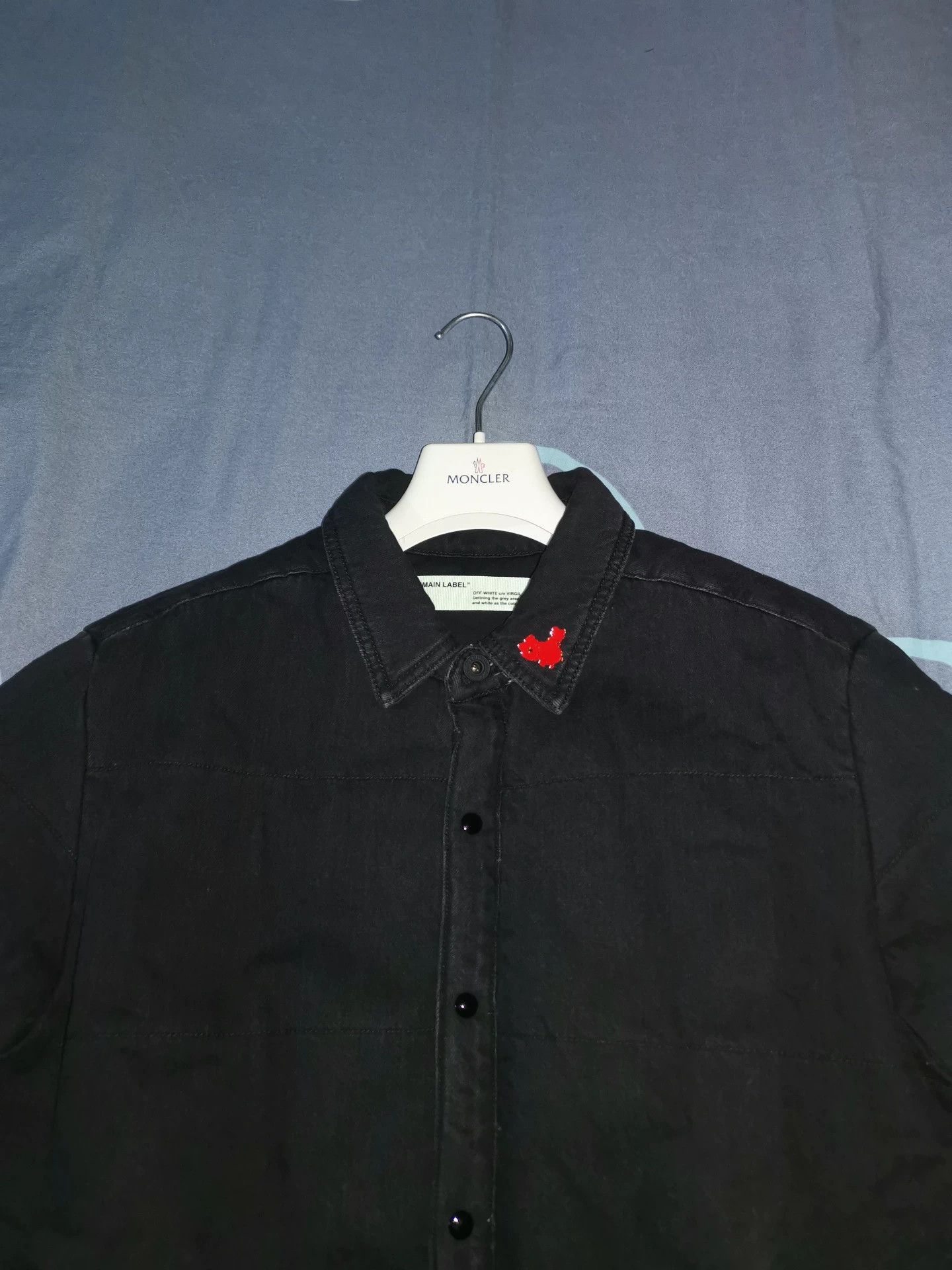 Off-White offwhite oversized cotton jacket with gradient design Size US M / EU 48-50 / 2 - 3 Thumbnail