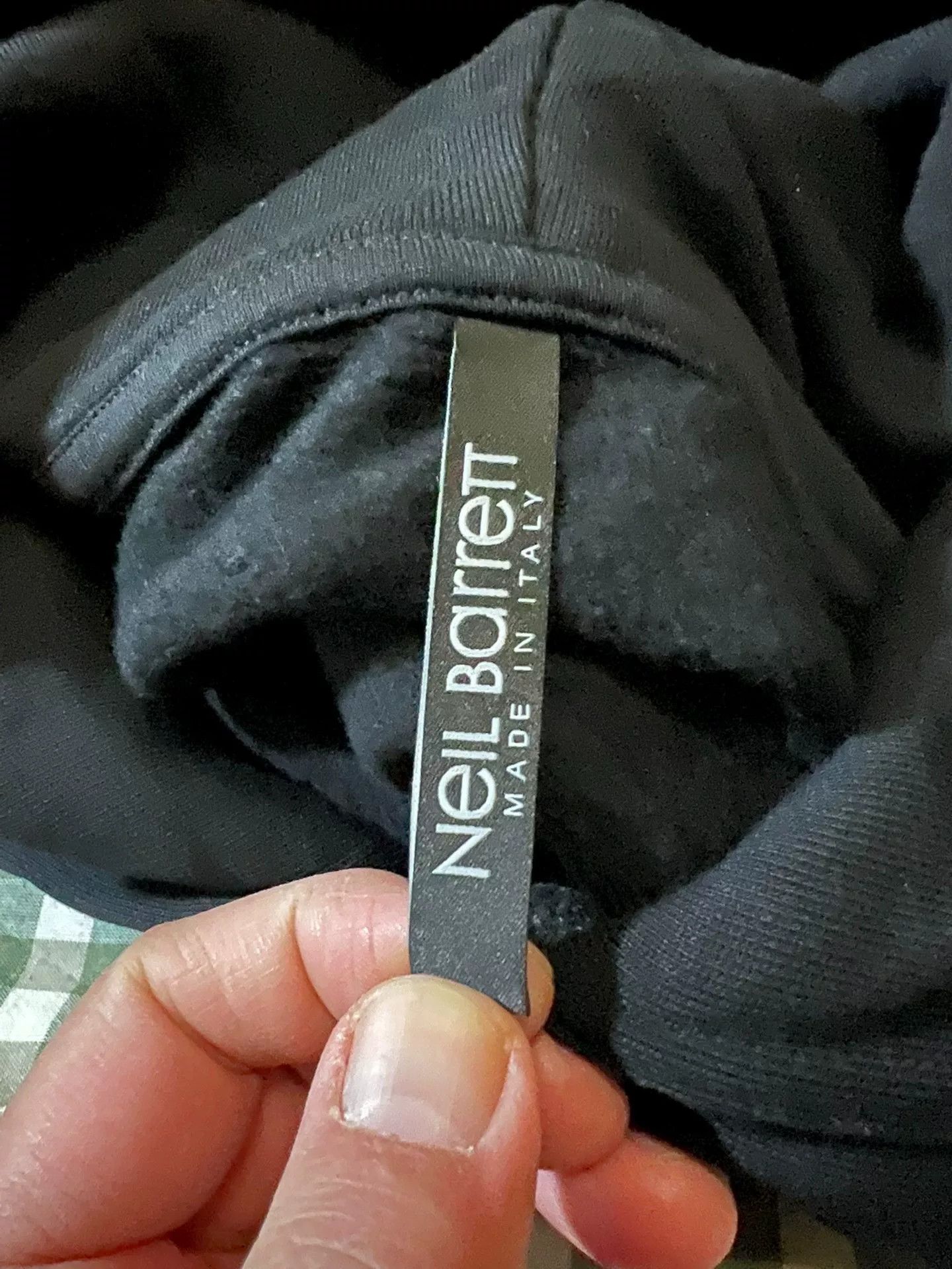 Neil Barrett neil barrett hooded sweatshirt with bag design Size US L / EU 52-54 / 3 - 4 Thumbnail