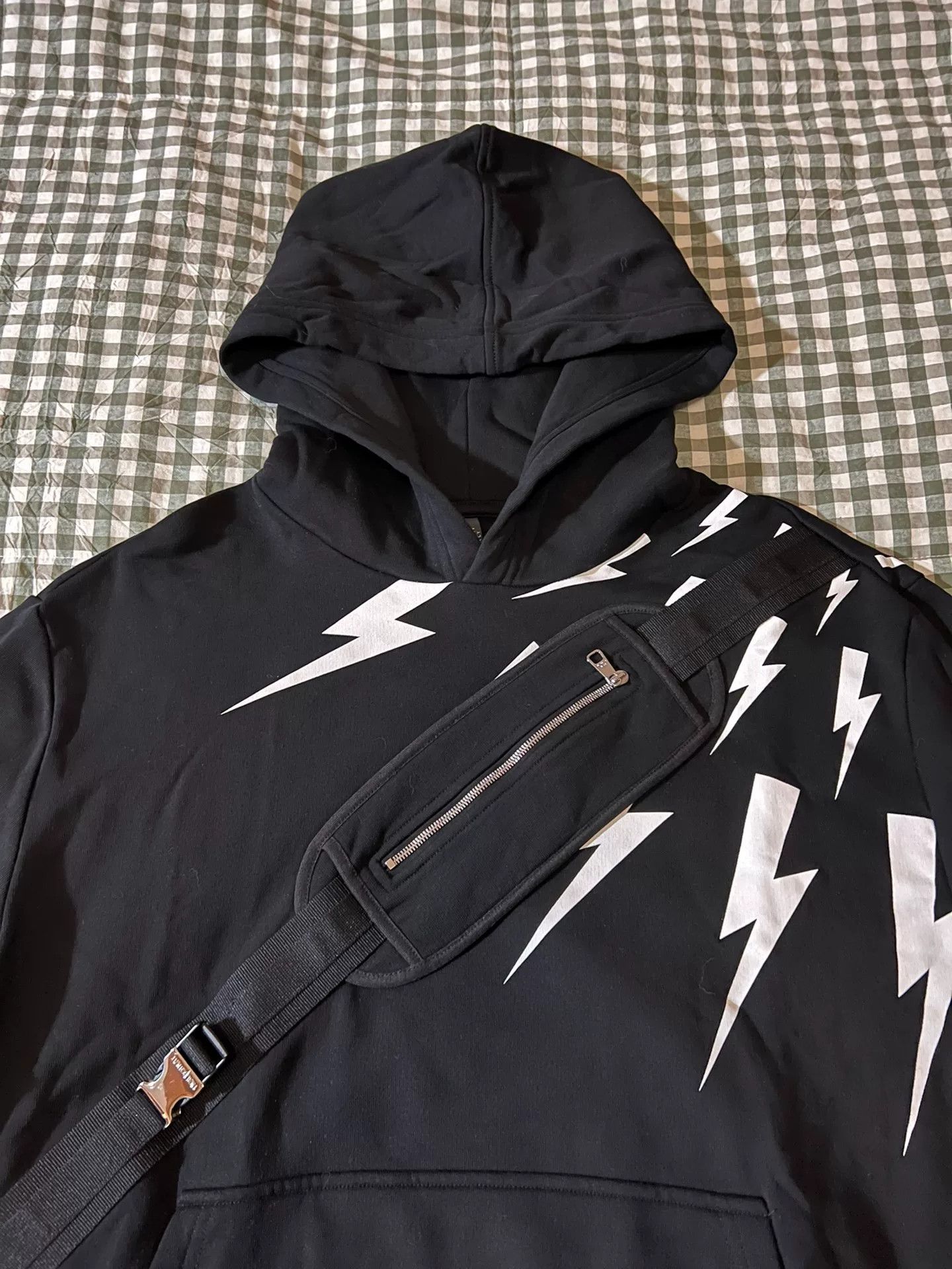Neil Barrett neil barrett hooded sweatshirt with bag design Size US L / EU 52-54 / 3 - 2 Thumbnail