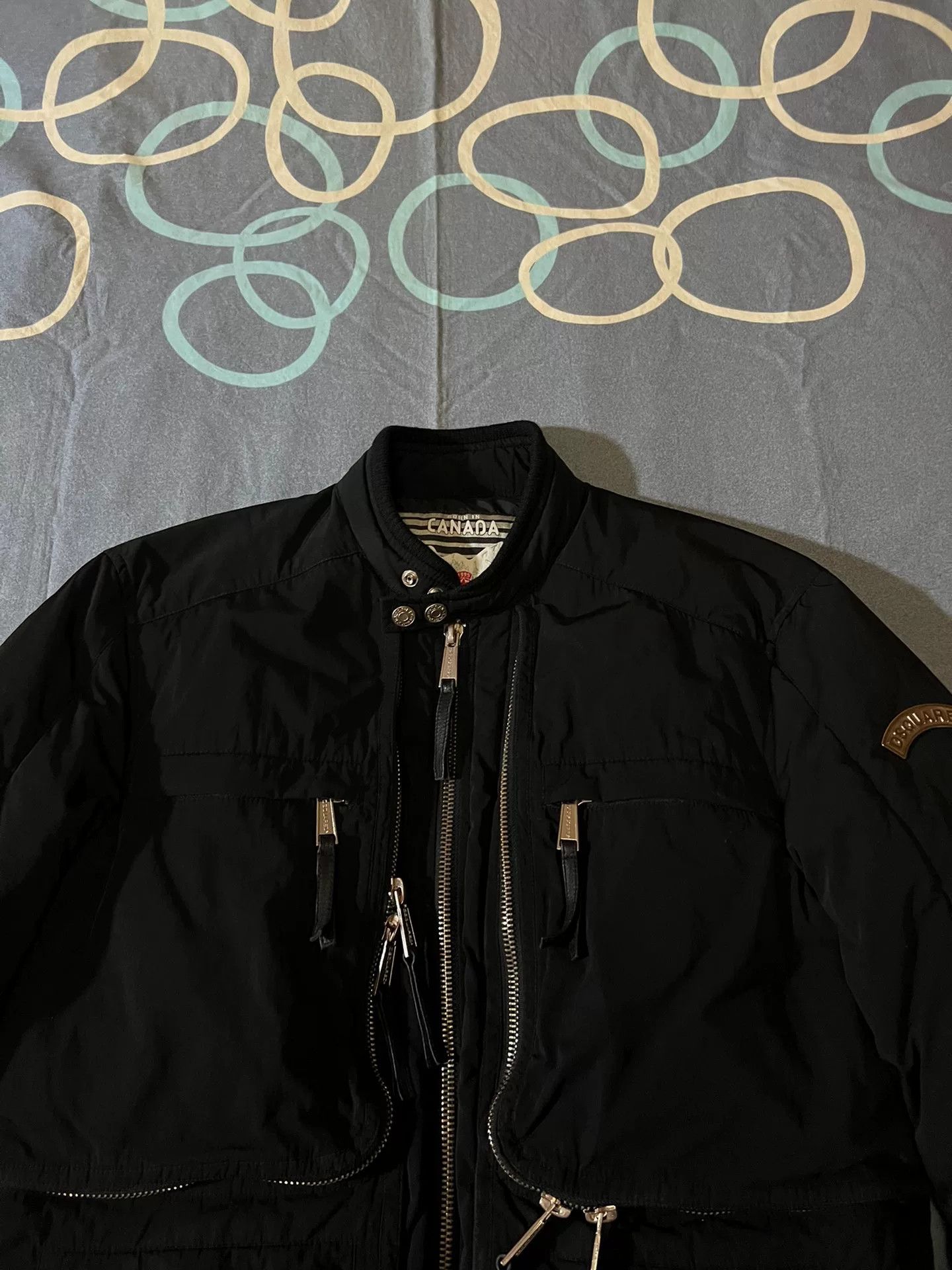 Dsquared2 dsquared2 black zippered down jacket Size US L / EU 52-54 / 3 - 2 Thumbnail