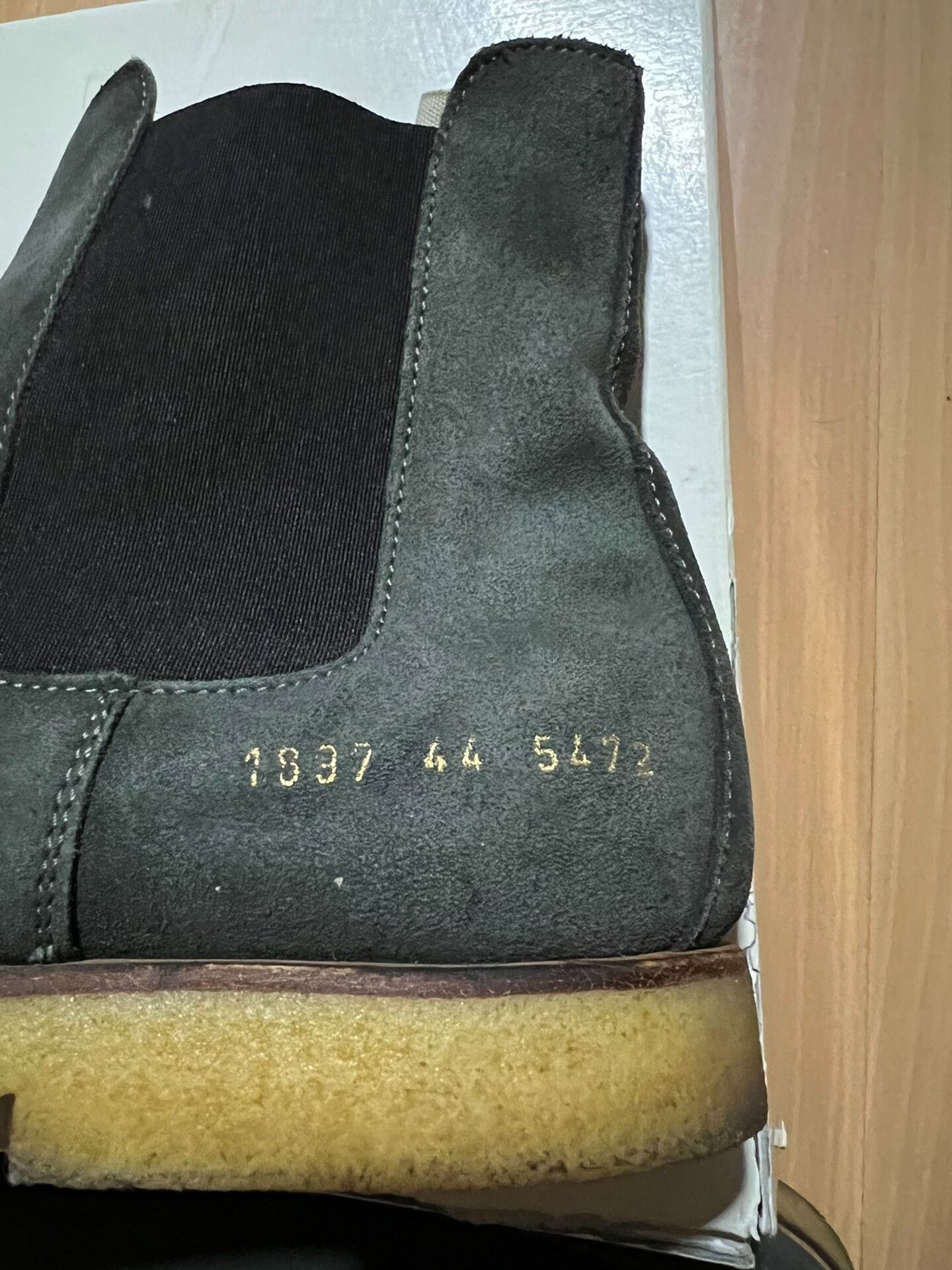 Common Projects common projects olive green chelsea boots Size US 10 / EU 43 - 4 Thumbnail