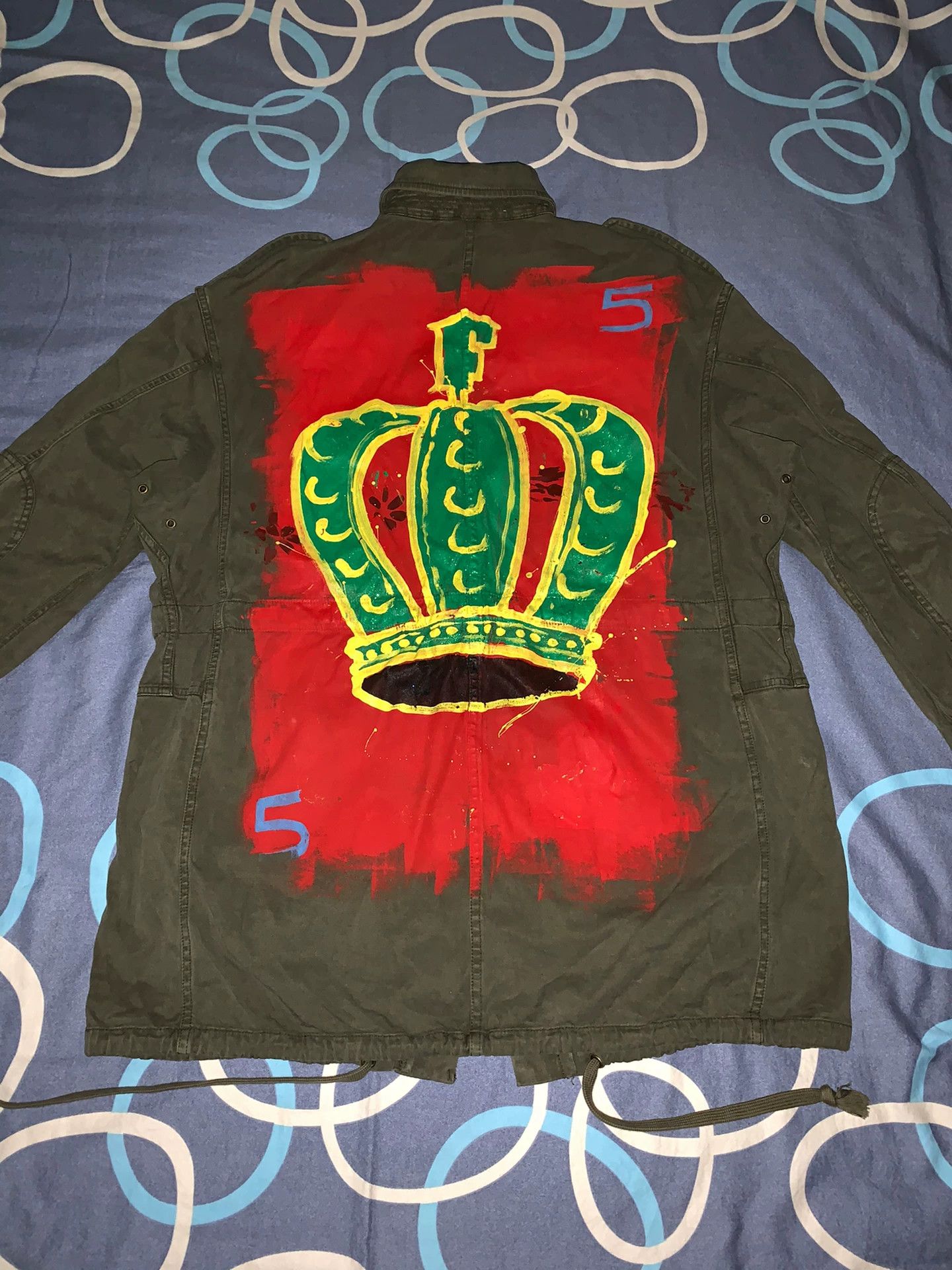 Faith Connexion colorful crown graffiti oversized jacket Size US S / EU 44-46 / 1 - 2 Thumbnail