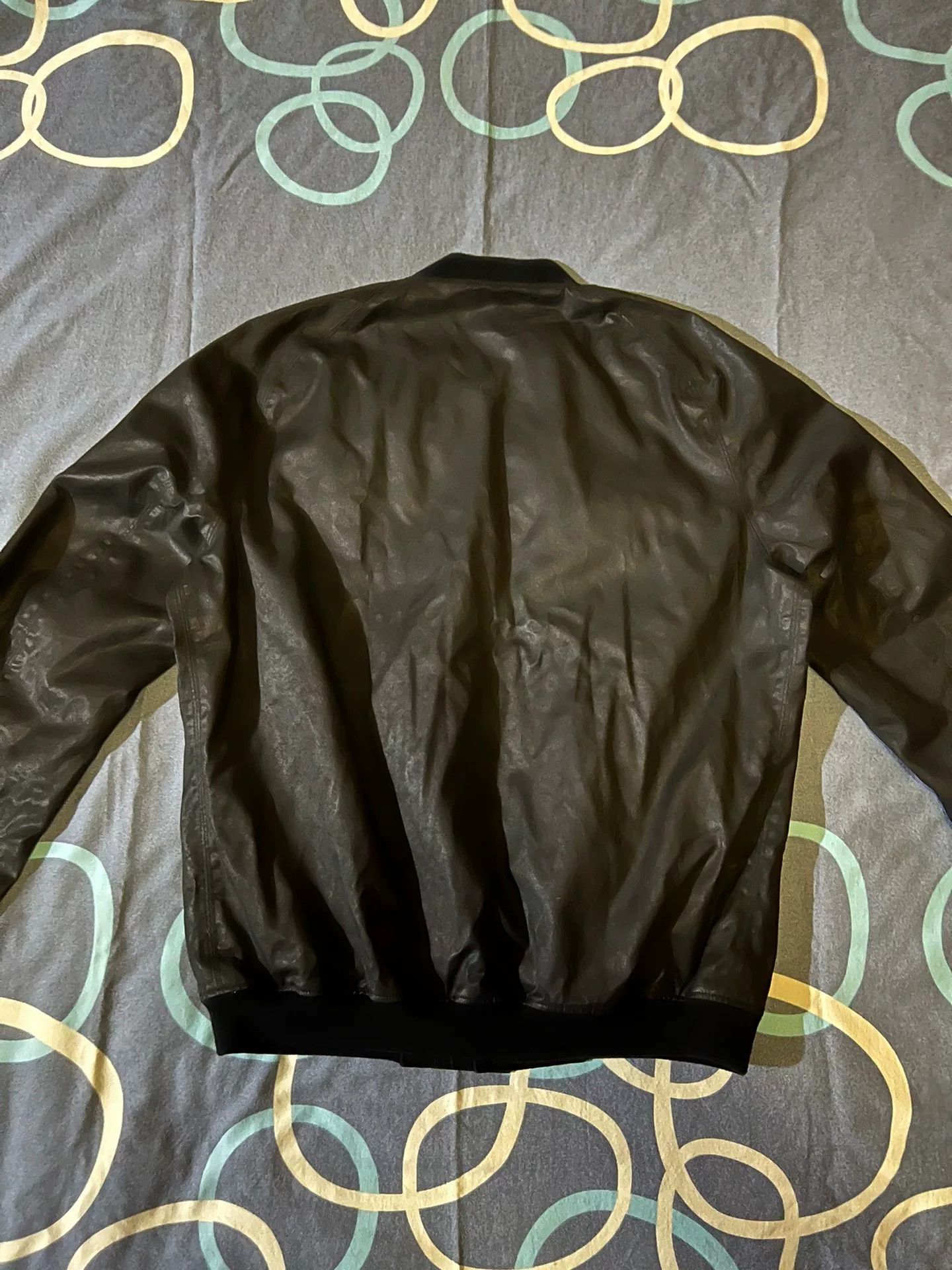 Balmain balmain coated leather bomber jacket Size US XXL / EU 58 / 5 - 5 Thumbnail