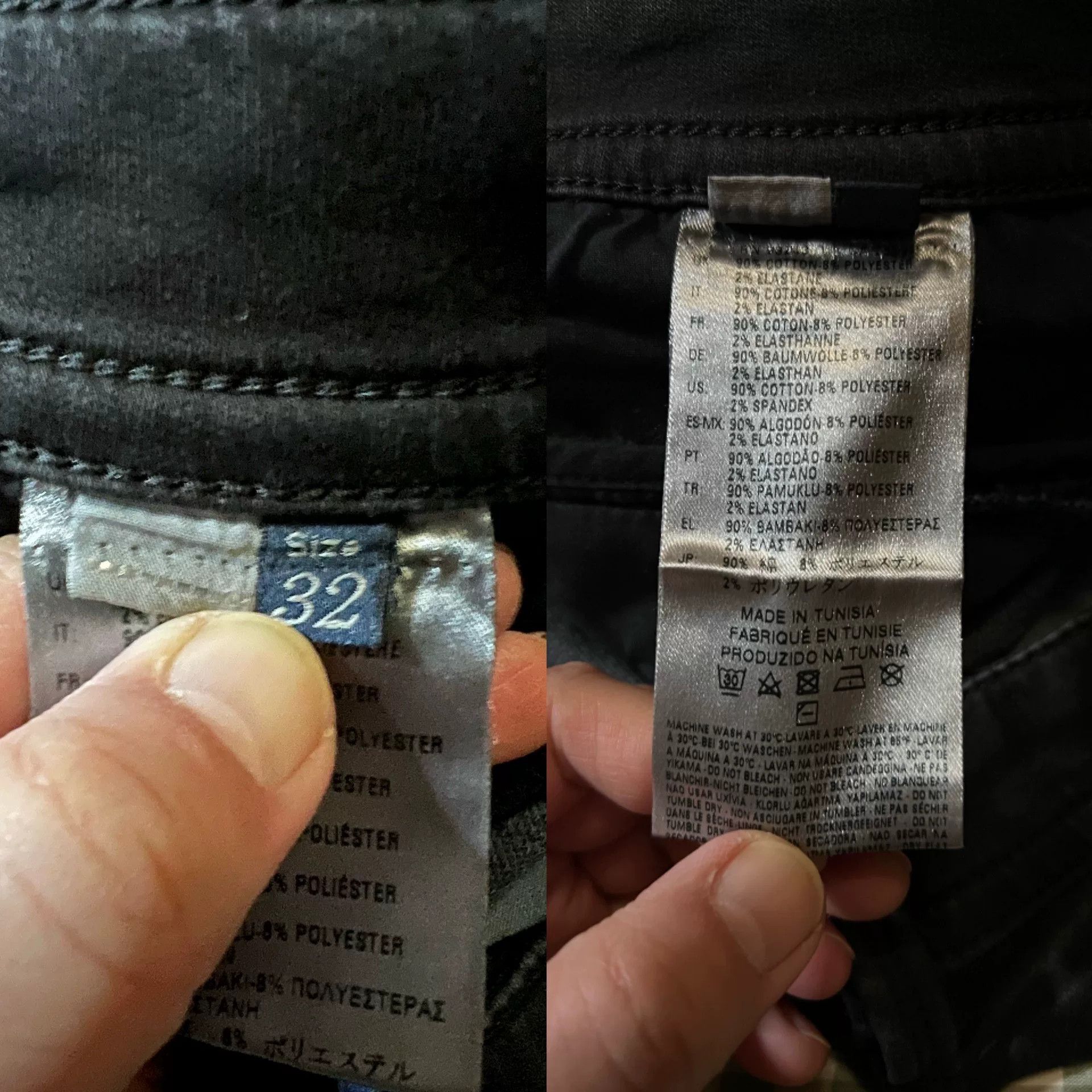 Diesel diesel thavar jogg black coated jeans Size US 32 / EU 48 - 8 Thumbnail