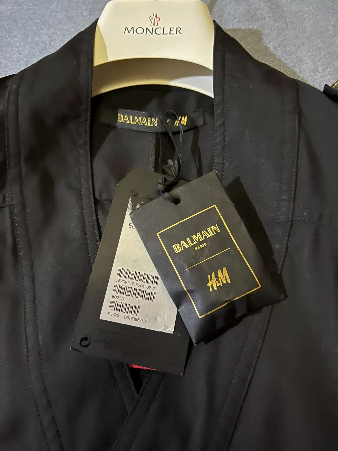 Balmain balmain x hm black double-breasted blazer Size US L / EU 52-54 / 3 - 6 Thumbnail