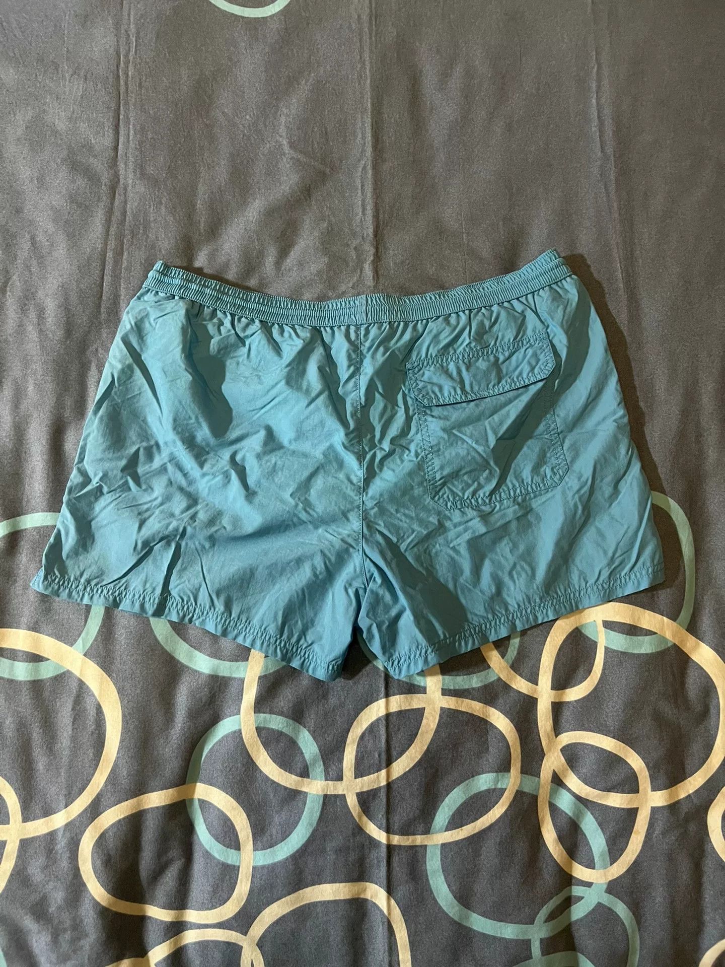 Burberry burberry embroidered beach shorts in lake blue Size US 34 / EU 50 - 3 Thumbnail