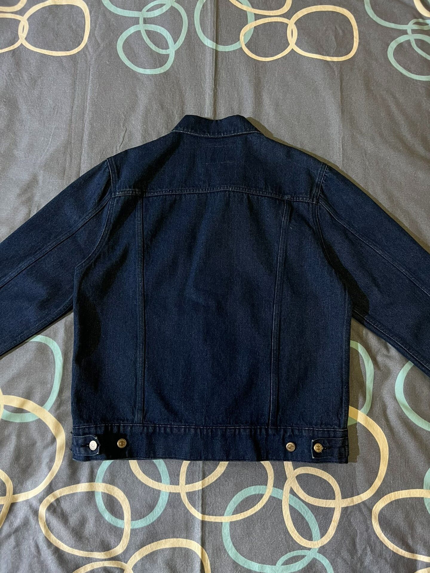 Sandro sandro embroidered denim jacket in dark blue Size US XL / EU 56 / 4 - 4 Thumbnail