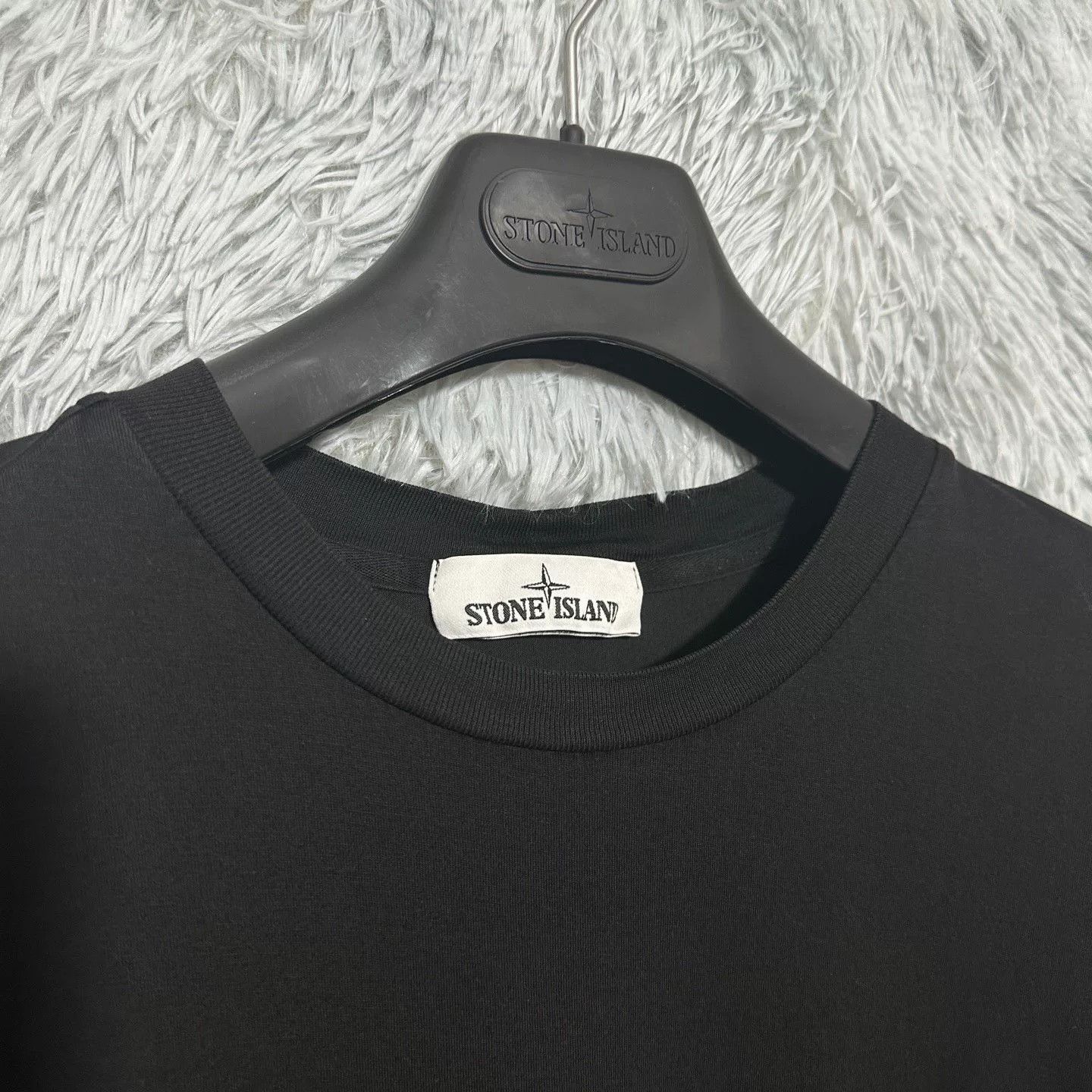 Stone Island Stone Island Black Short Sleeve T-Shirt XL Size US XL / EU 56 / 4 - 4 Thumbnail