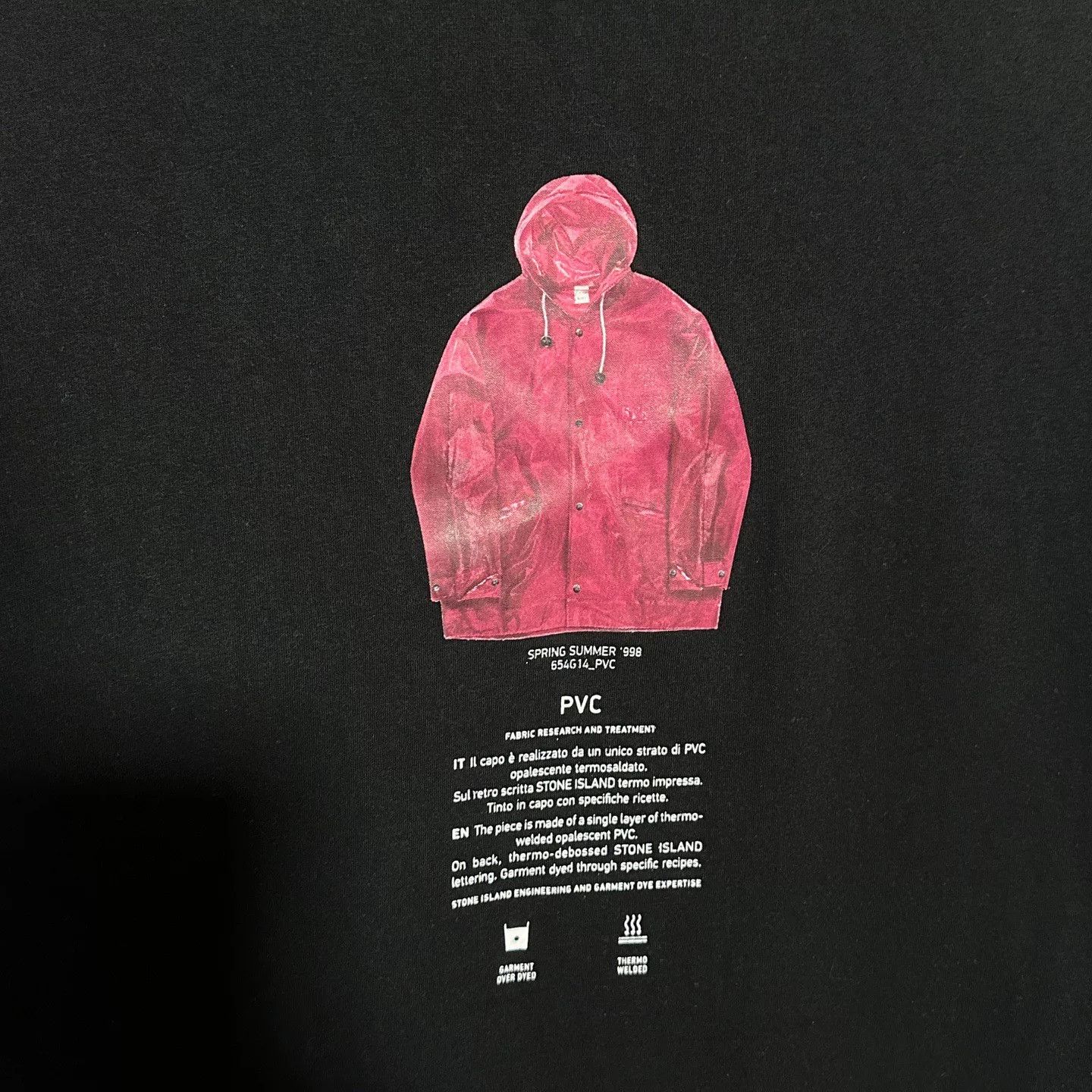Stone Island stone island black short sleeve t-shirt Size US XL / EU 56 / 4 - 5 Thumbnail