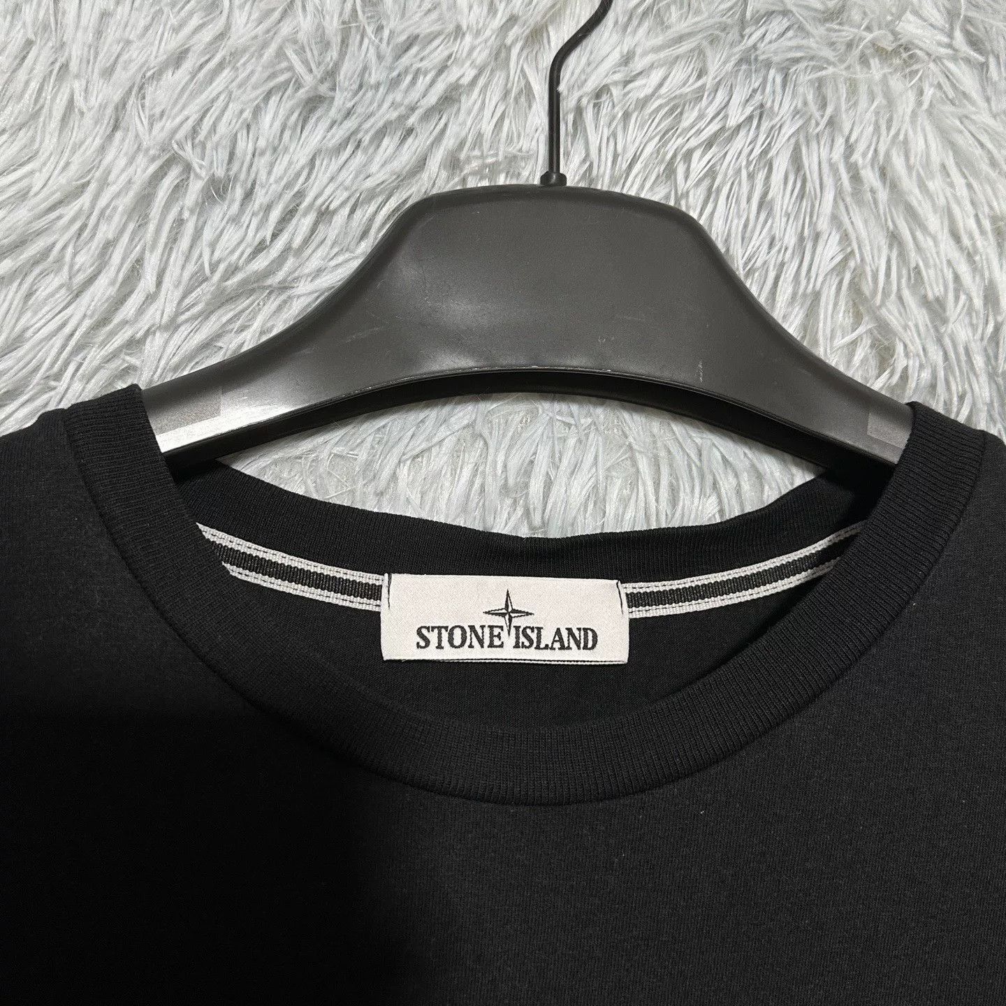 Stone Island stone island black short sleeve t-shirt Size US XL / EU 56 / 4 - 4 Thumbnail