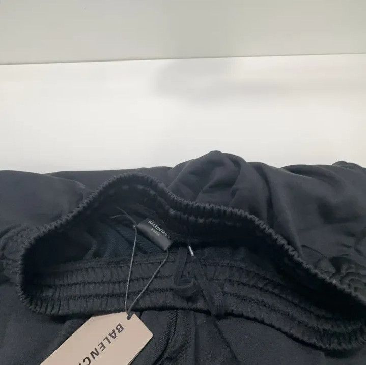 Balenciaga Balenciaga Black Logo Embroidered Sweatpants Size US 26 / EU 42 - 8 Thumbnail